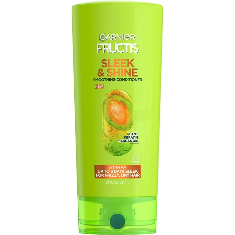 Garnier Fructis Sleek and Shine Smoothing Conditioner with Argan Oil, 21 fl oz | Walmart (US)