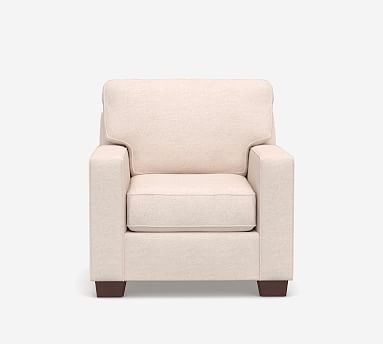 Buchanan Square Arm Upholstered Armchair | Pottery Barn (US)