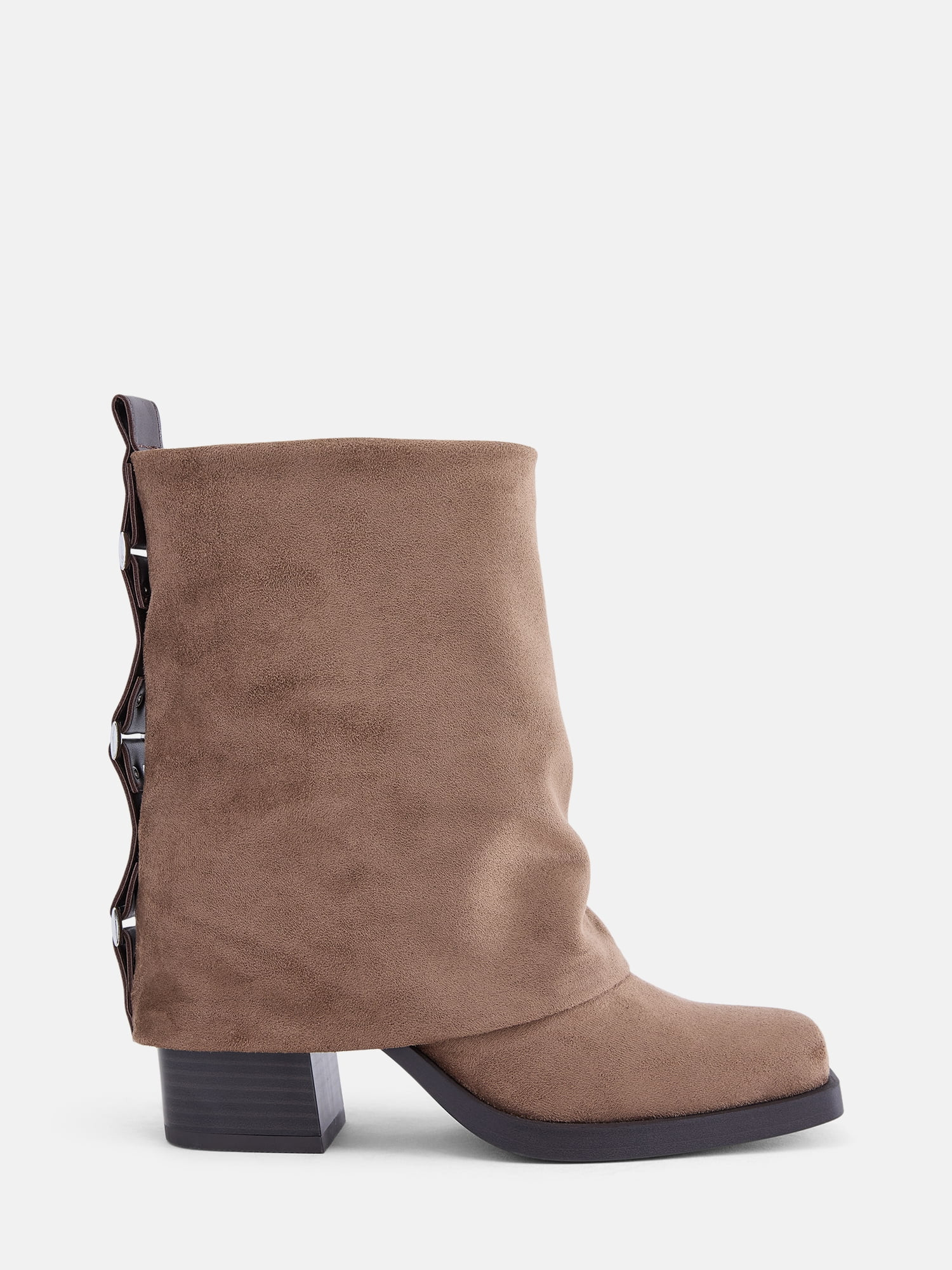 No Boundaries Women's Western Slouch Boots | Walmart (US)