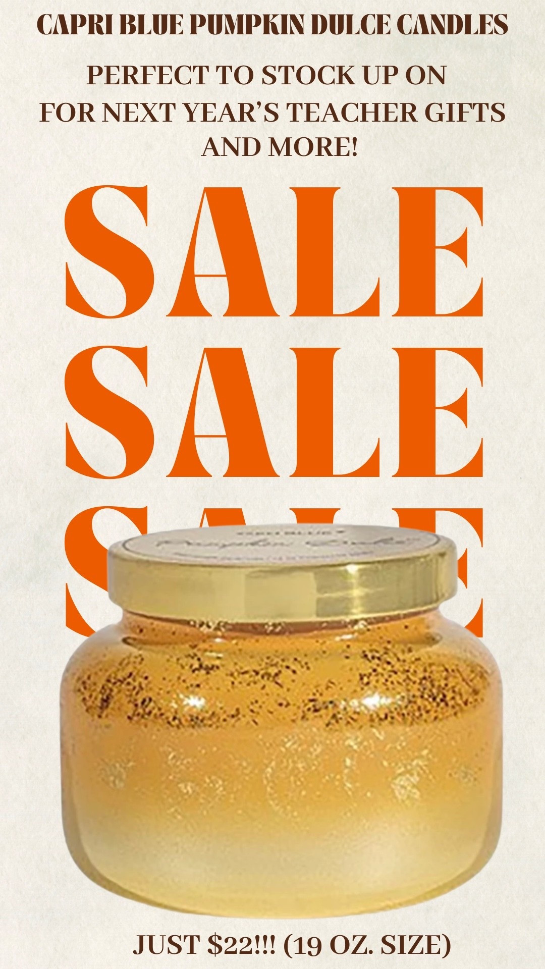 Normally $38! Grab these for any pumpkin lover you know! What a steal!!!! 🎃 

#capriblue #capribluecandles #pumpkindulce #teachergifts #giftgiving #holidaysale #candles #candlesale

#LTKGiftGuide #LTKSaleAlert #LTKHoliday