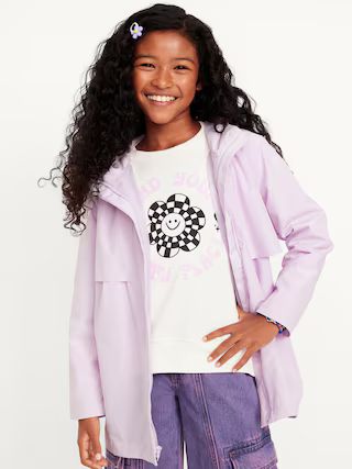 Water-Resistant Hooded Jacket for Girls | Old Navy (US)