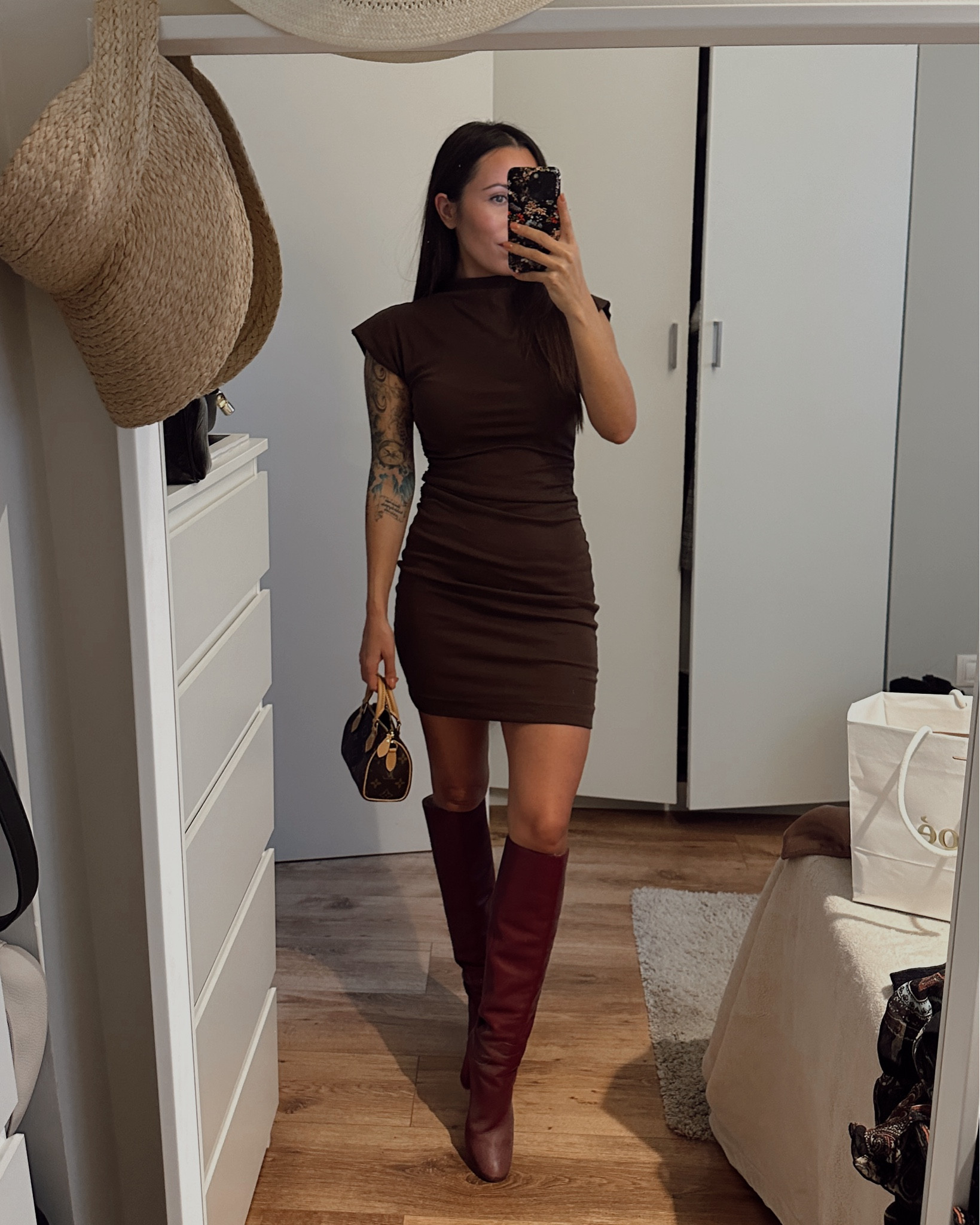 Packing for Copenhagen this weekend and am so excited to be dressing for fancy evenings out on the town where it’s a bit chilly but once in the restaurant or hotel the look can be a bit more sexy. Will definitely be pairing with nylons for an added layer, and some jewelry 👜🍷🤎✨

#LTKStyleTip #LTKTravel