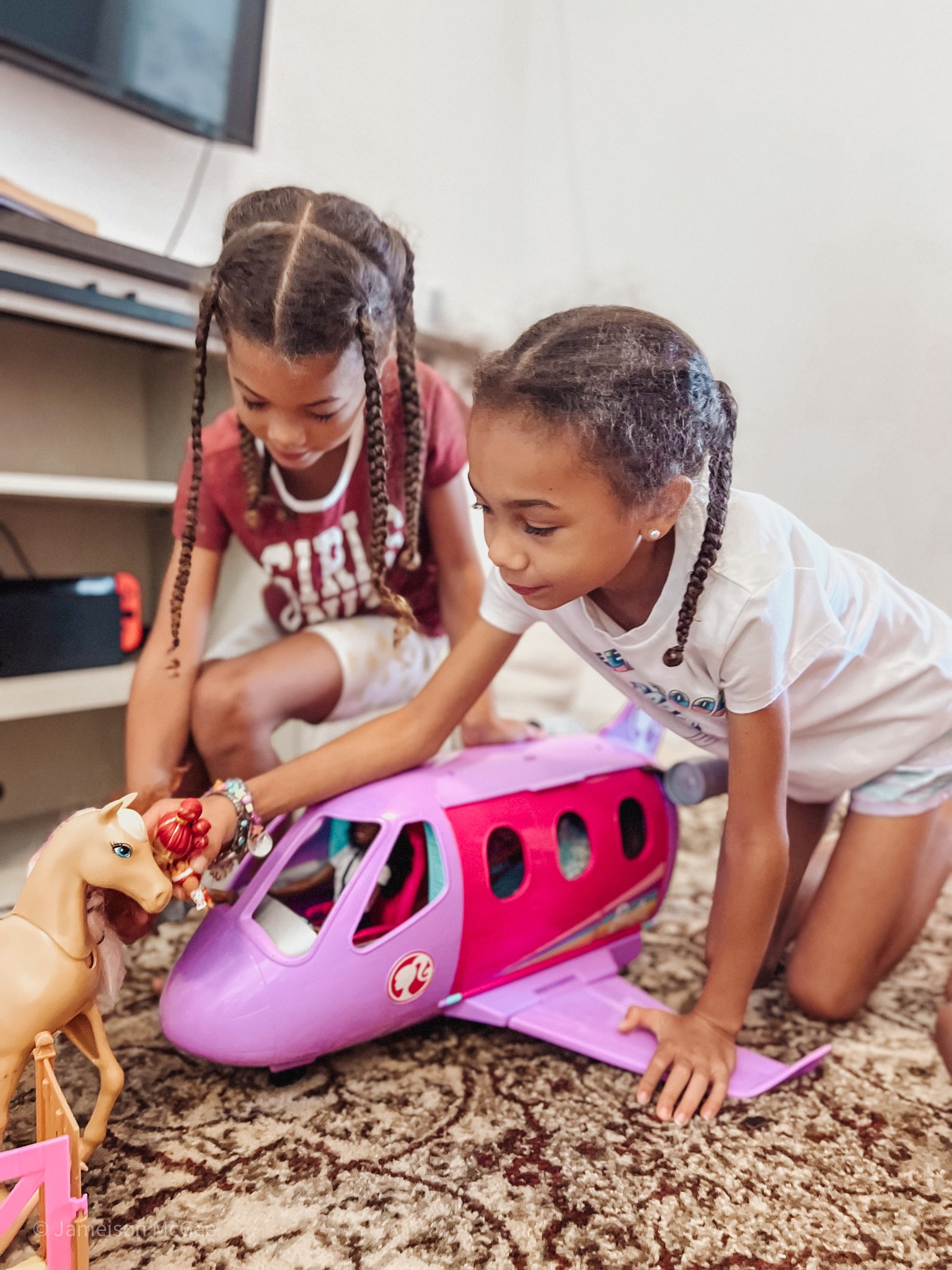 Target store barbie airplane