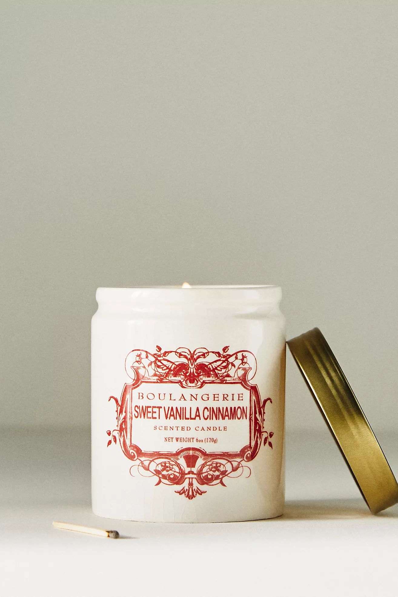 Boulangerie Sweet Vanilla Cinnamon Jar Candle | Anthropologie (US)