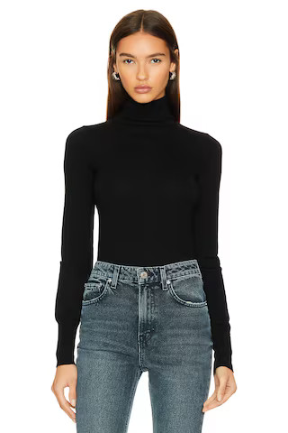 GRLFRND Merino Wool Turtleneck Sweater in Black from Revolve.com | Revolve Clothing (Global)