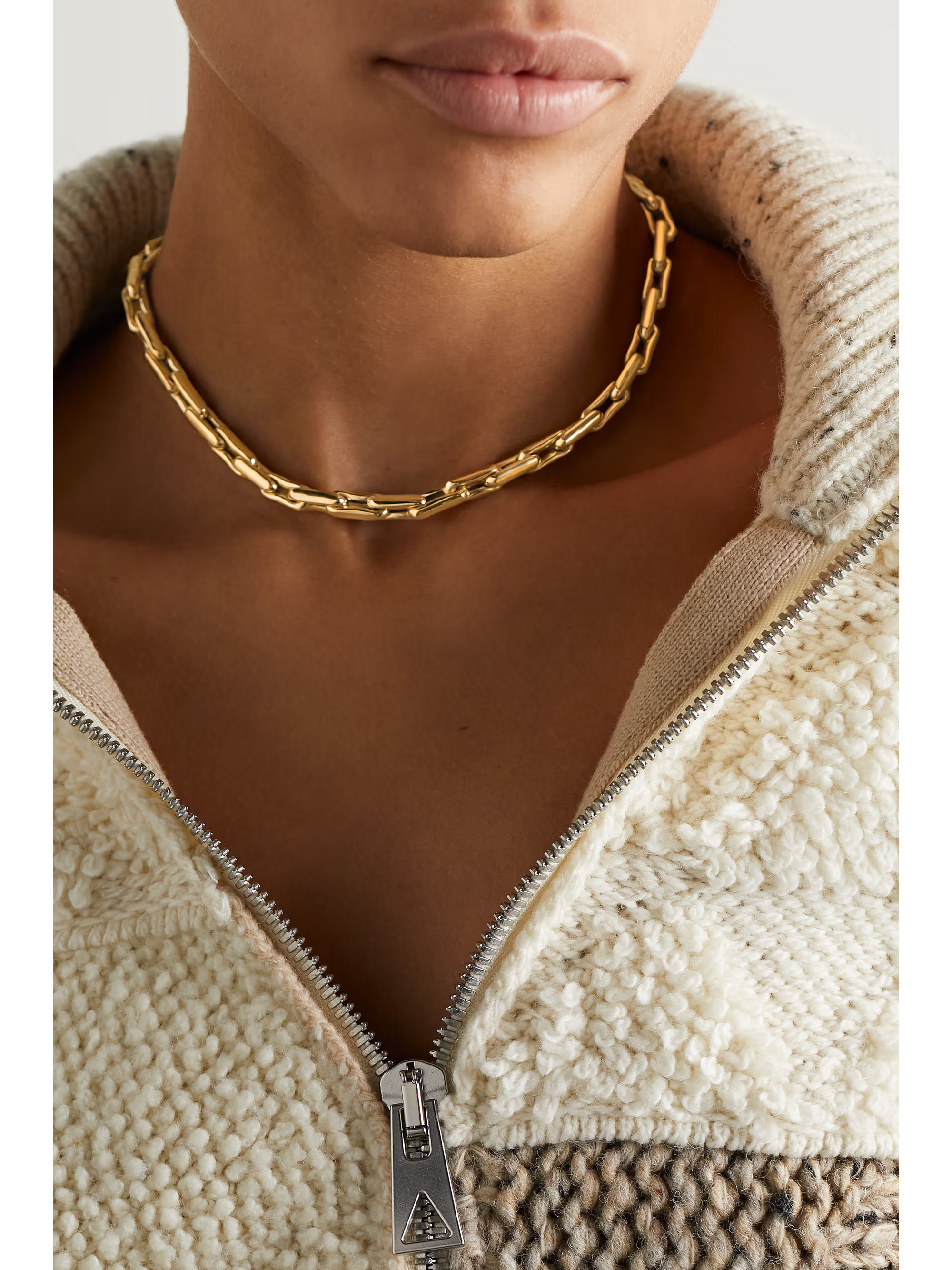 Extra Small 14-karat gold necklace | NET-A-PORTER (US)