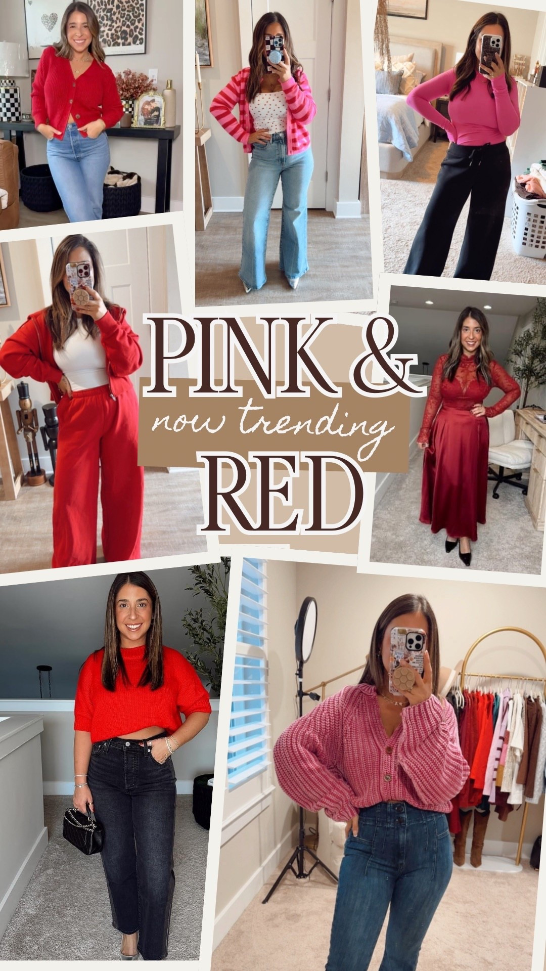 How gorgeous are these cute pink and red looks for vday? There is something for you no matter what your plans are. From a date night at home, lounging around to a romantic dinner out, these are all 10/10. 
Valentine’s Day outfit inspo, casual Valentine’s Day outfit inspo, lounge outfits 

#LTKValentine #LTKMidsize #LTKPetite