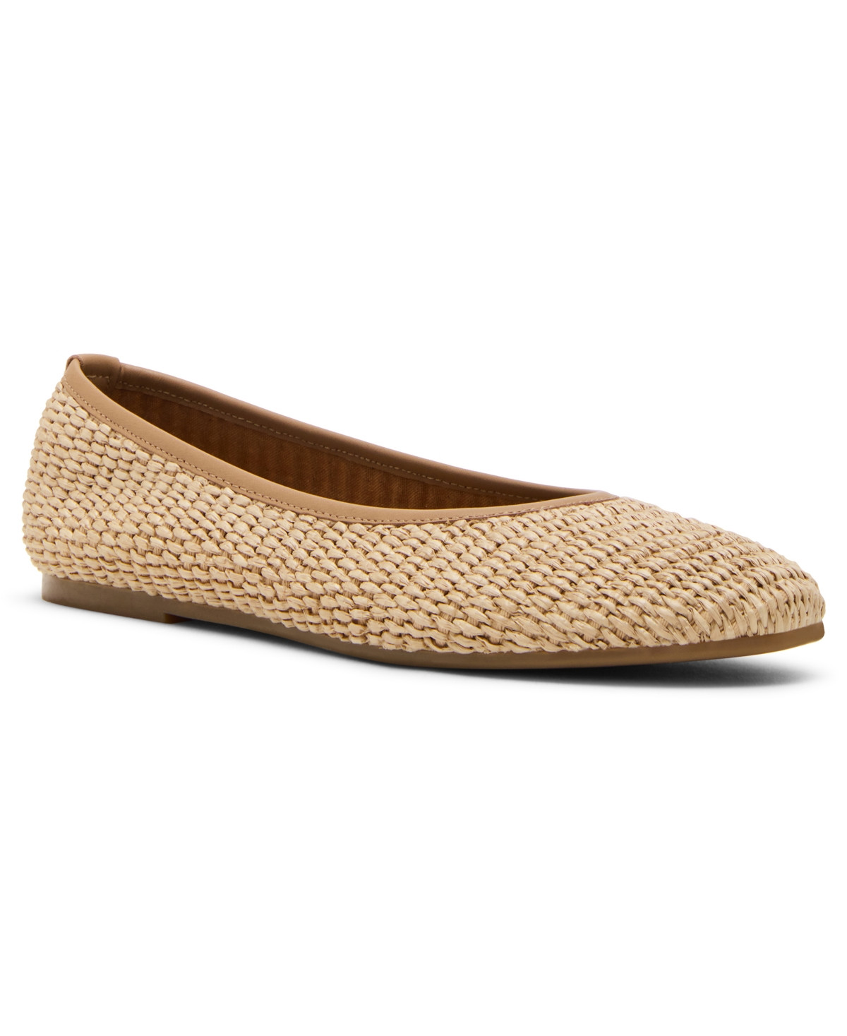 Steve Madden Women's Merlot Woven Ballet Flat Shoes - Natural Raffia | Macy's