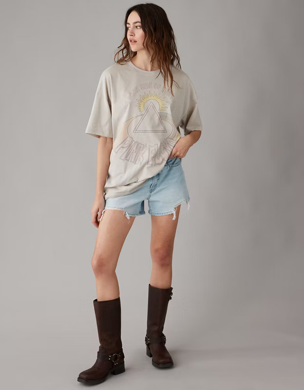 AE Oversized Pink Floyd Graphic T-Shirt | American Eagle Outfitters (US & CA)