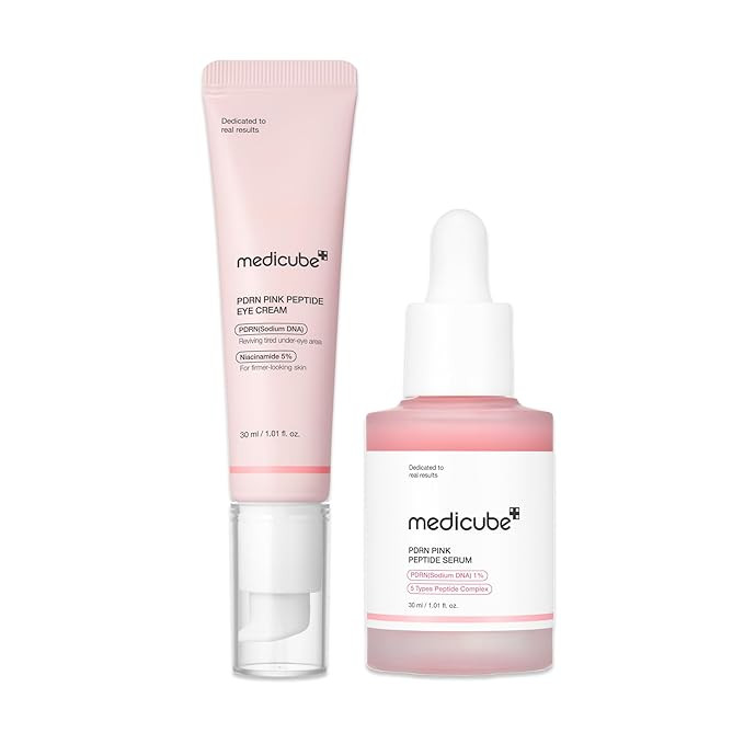 medicube PDRN Peptide Serum Duo for Face & Eye: PDRN Peptide Eye Serum and Salmon DNA Facial Seru... | Amazon (US)