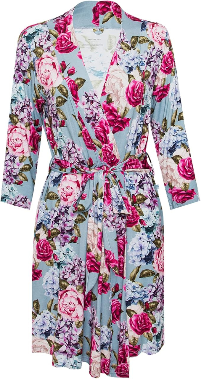 Posh Peanut Mommy Robe for Maternity, Labor Delivery Soft Nursing Lounge Wear, Viscose from Bambo... | Amazon (US)