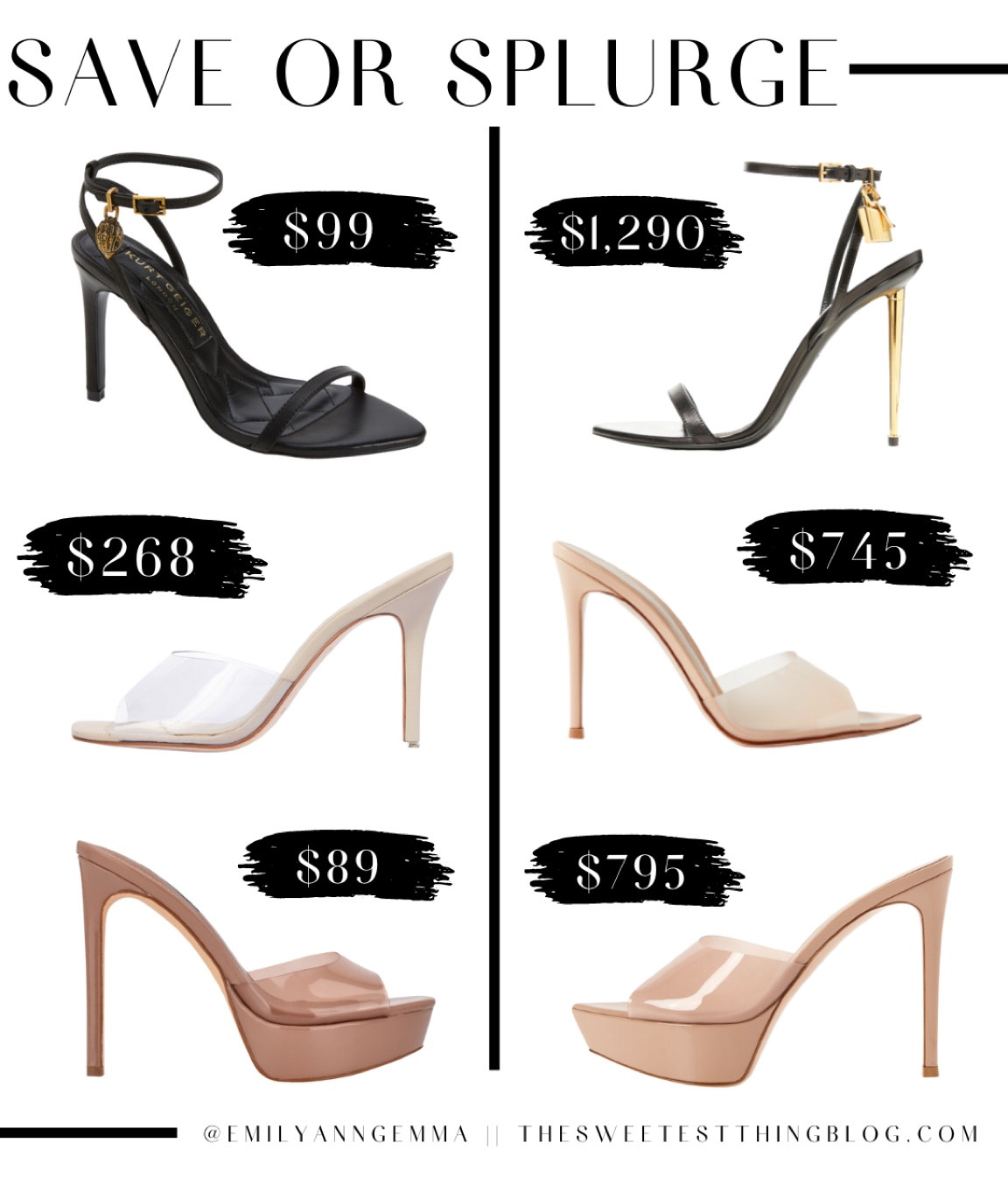 Save or Splurge, Fall Heels, Fall Fashion, Tom Ford Heels, Tom Ford Lock Stiletto Sandals, Gianvito Rossi Betty Platform Sandal, Gianvito Rossi Elle Patent Leather and PVC Mules, Nude Platform Sandals, Black Heeled Sandals, Emily Ann Gemma 


#LTKshoecrush
