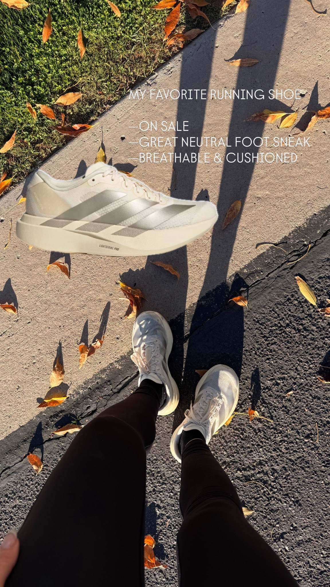 My favorite running shoes are on sale! 
I size up .5 // great cushion and breath ability 

Running shoes 
Sneakers
Adidas finds 



#LTKfitnessgoals #LTKActive #LTKmorningroutine