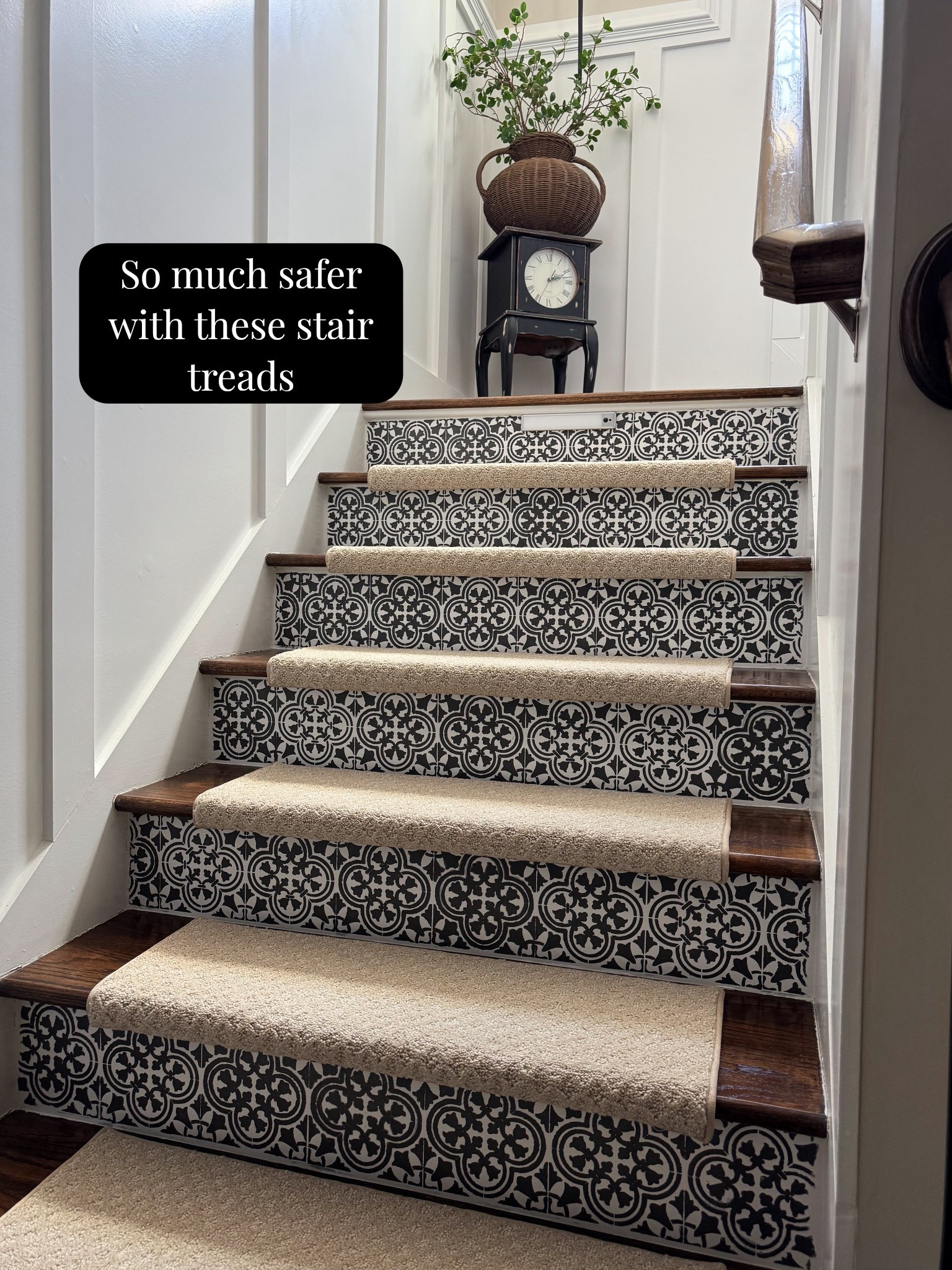 Best Decision Ever!!
These anti-slip stair treads are so much safer than the bare wood. They have some cushion to them so they’re comfy to step on as well. I chose the 31” in Crystal Canyon.

#LTKstorytime #LTKdayinmylife #LTKHome