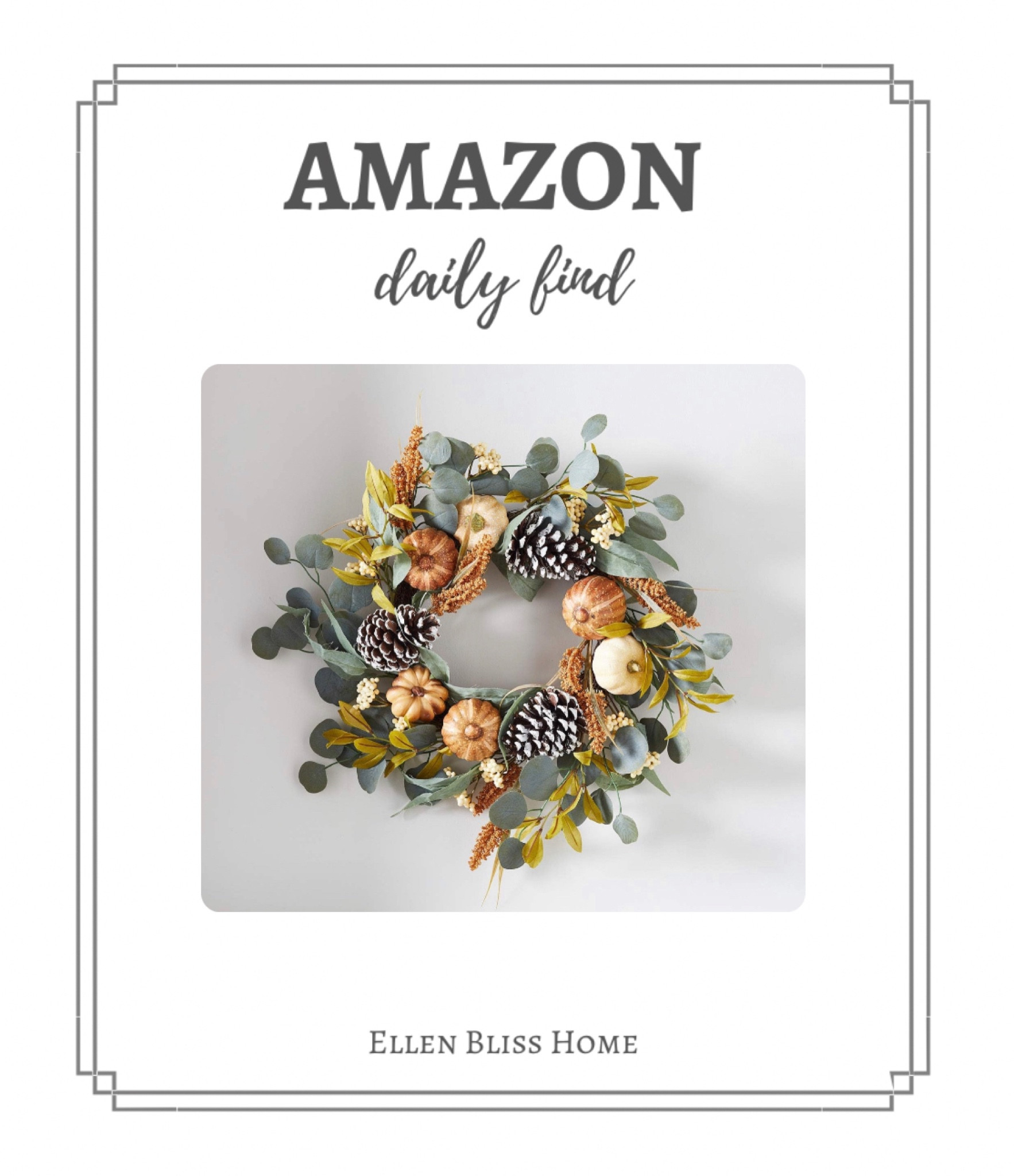 Beautiful Fall wreath

#LTKhome #LTKstyletip #LTKSeasonal