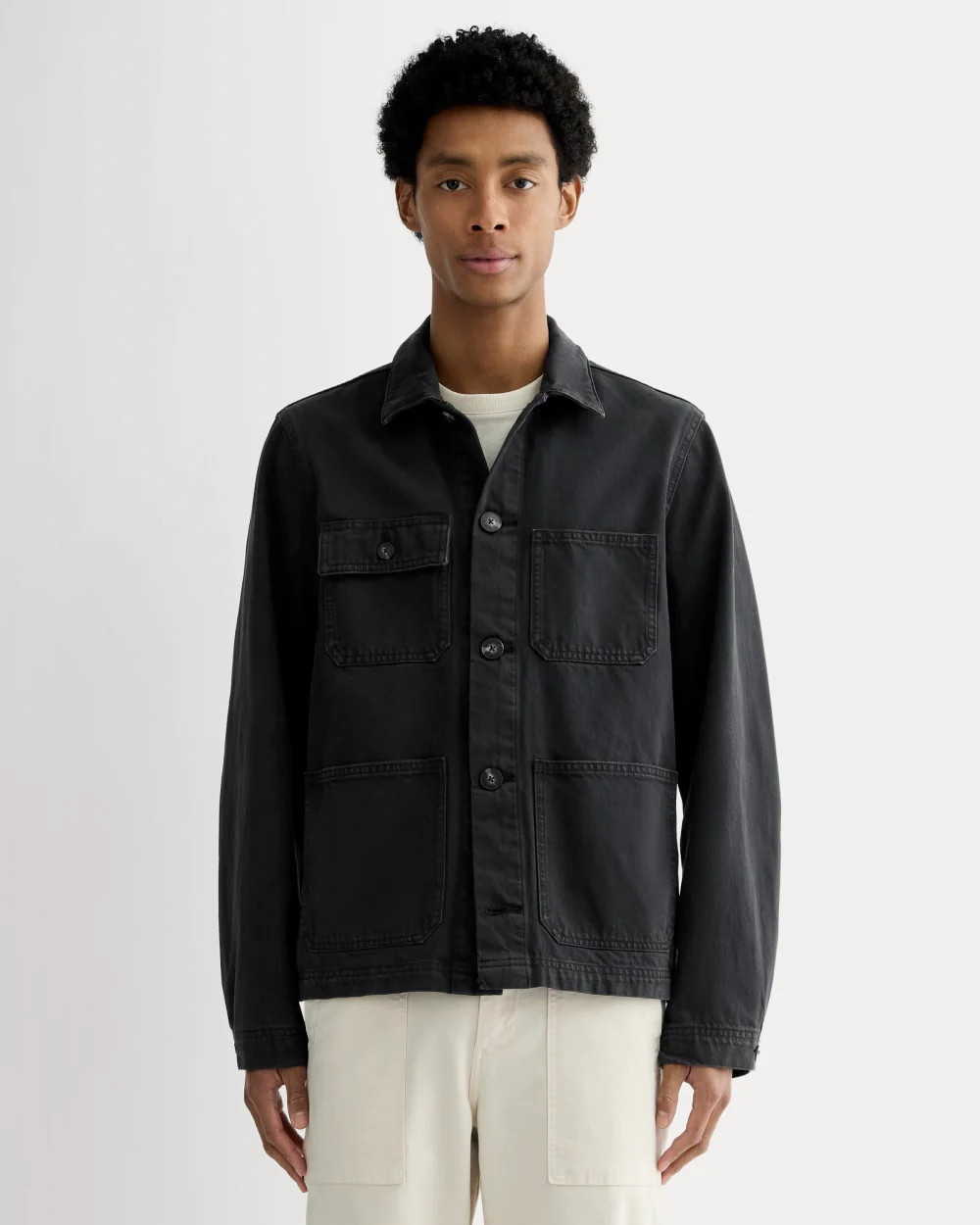 The Denim Utility Jacket | Black | Everlane