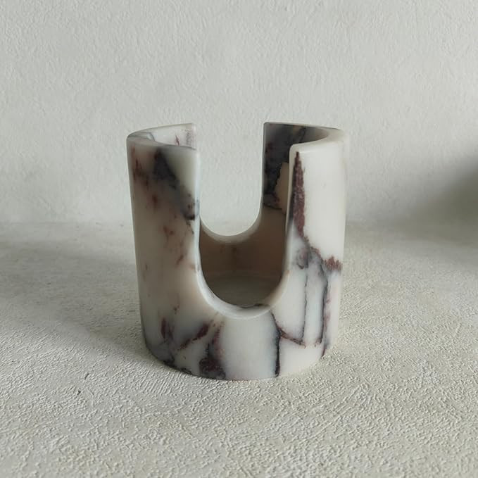 Natural Travertine Marble Sponge Holder, Stone Dish Drying Rack & Sink Organizer - Durable Kitche... | Amazon (US)