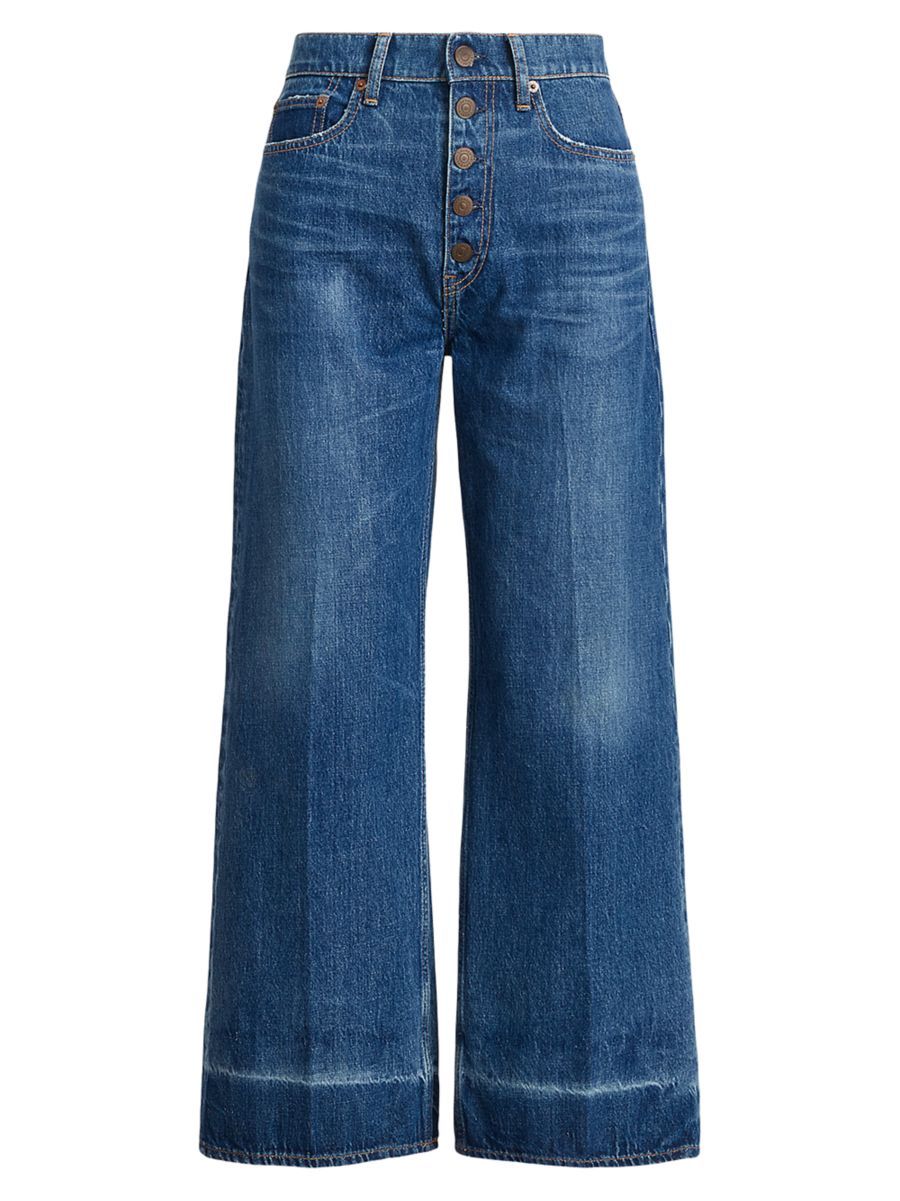 High-Rise Wide Leg Jeans | Saks Fifth Avenue