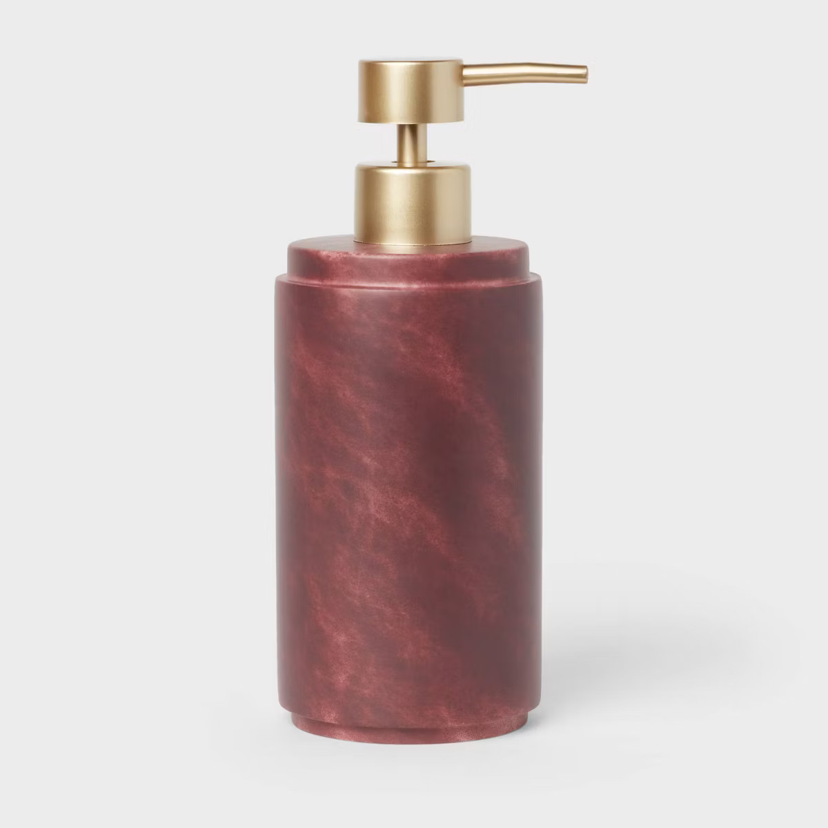 Luxe Faux Marble Soap Pump Wine - Threshold™ | Target
