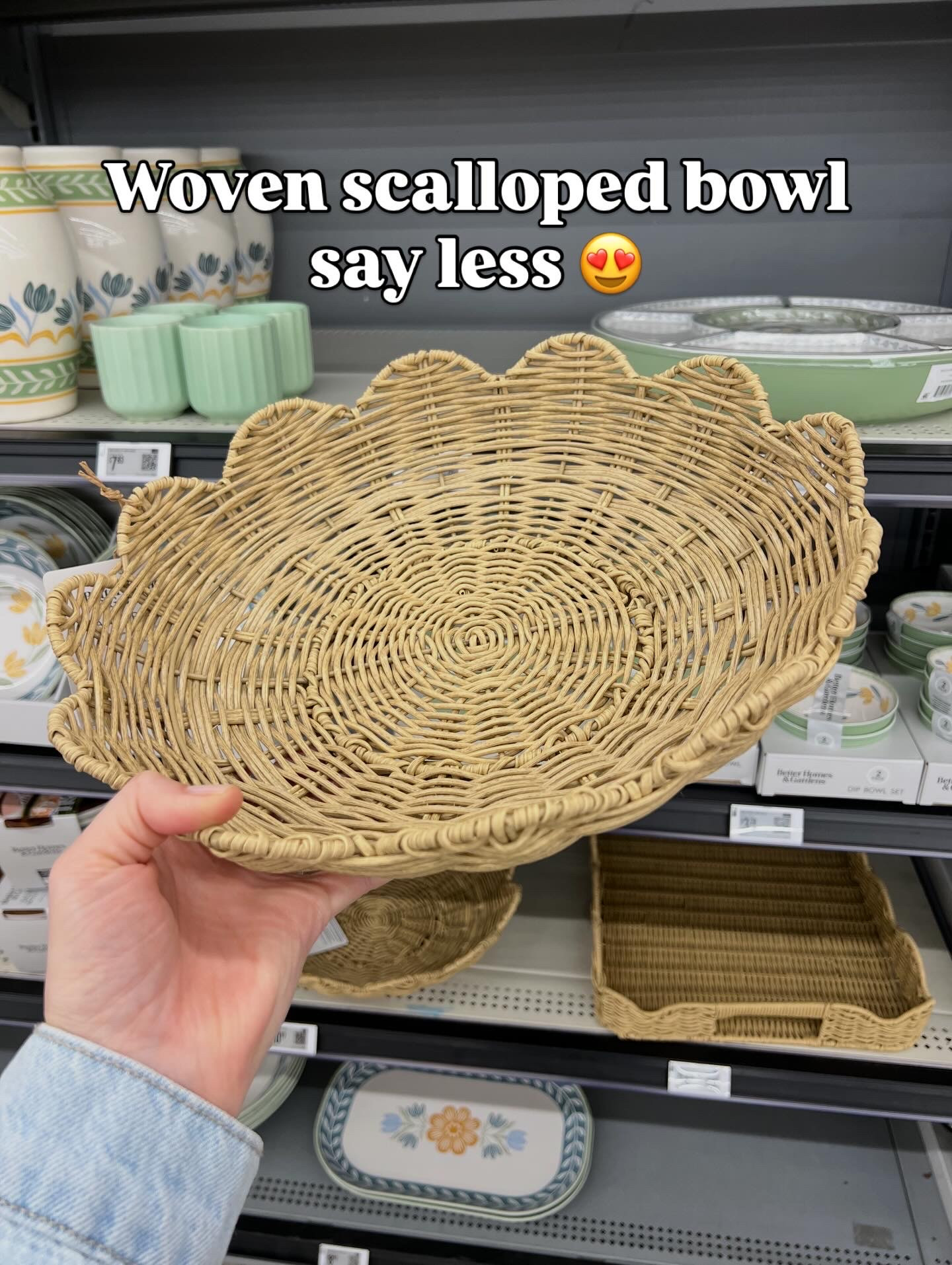 Better Homes & Gardens Rattan Bowl to hold fruit, snacks, bread, or decorative accents. Indoor/outdoor use. At Walmart. #walmarthome 

#LTKHome