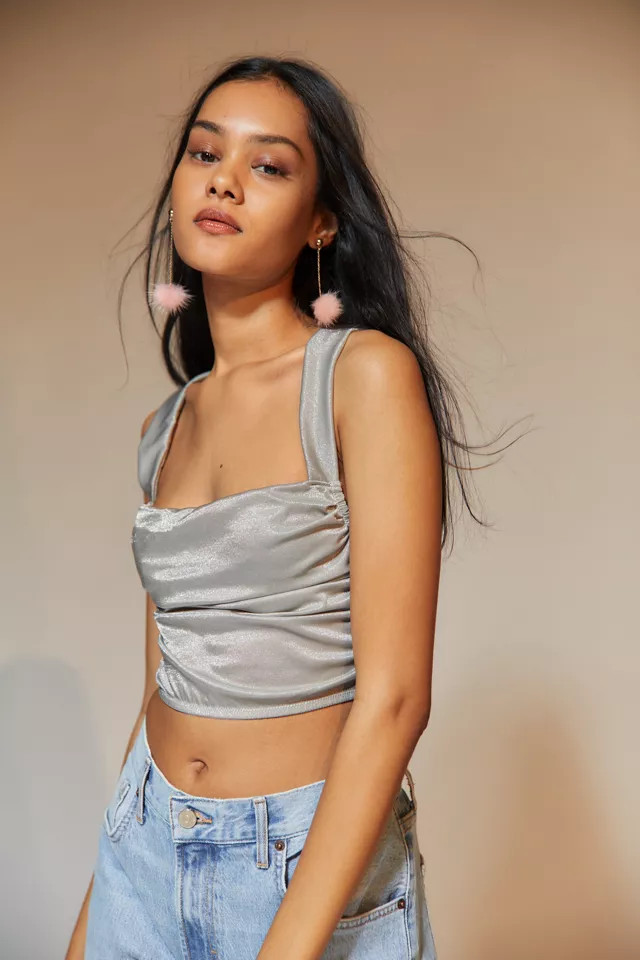 Out From Under Ella Shine Ruched Bustier | Urban Outfitters (US and RoW)