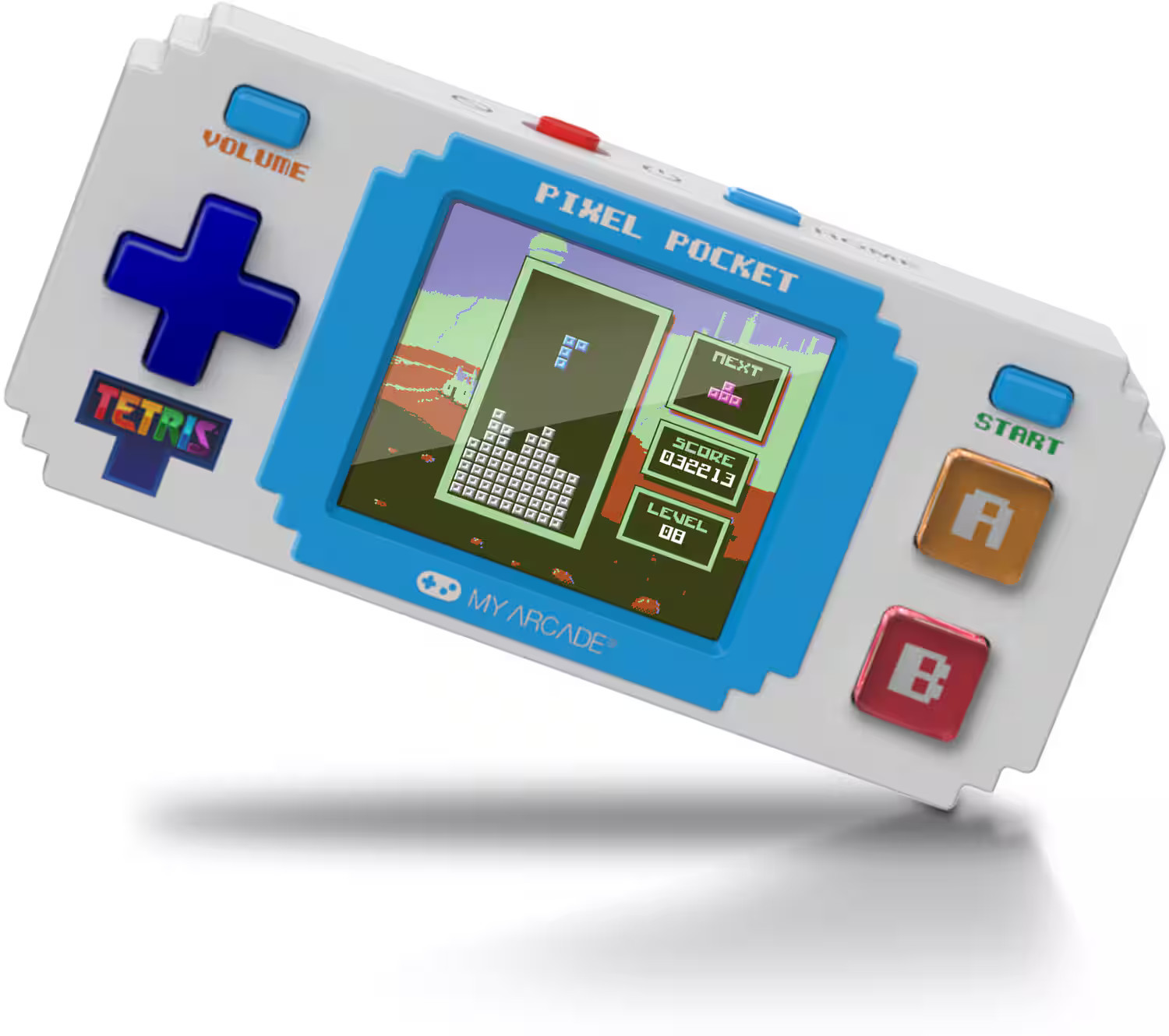 DGUNL-7083 Pixel Pocket Tetris Mini Portable Gaming System | Best Buy U.S.