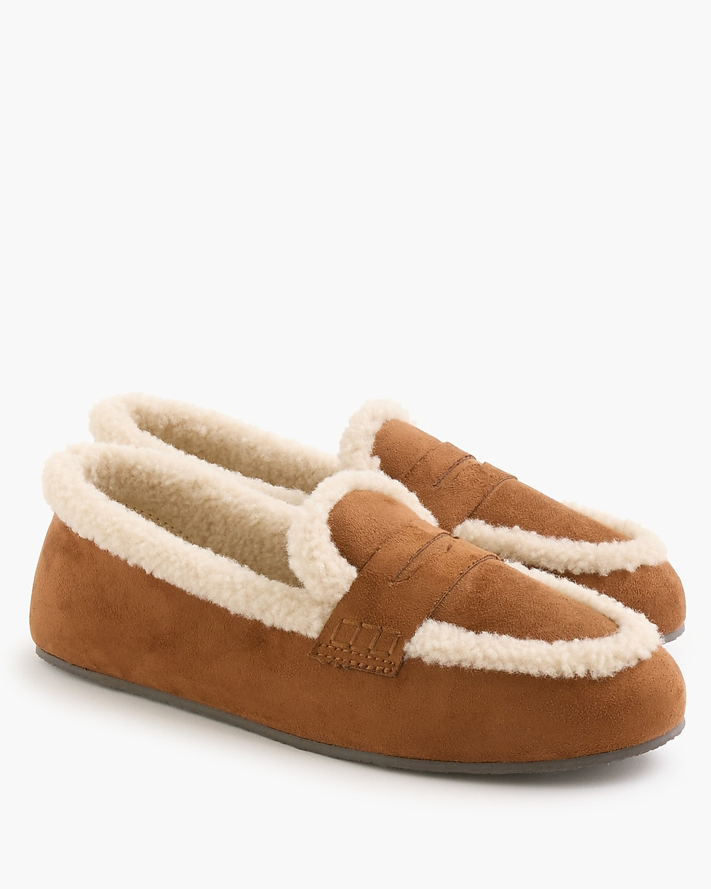 Sherpa sueded slippers | J.Crew Factory