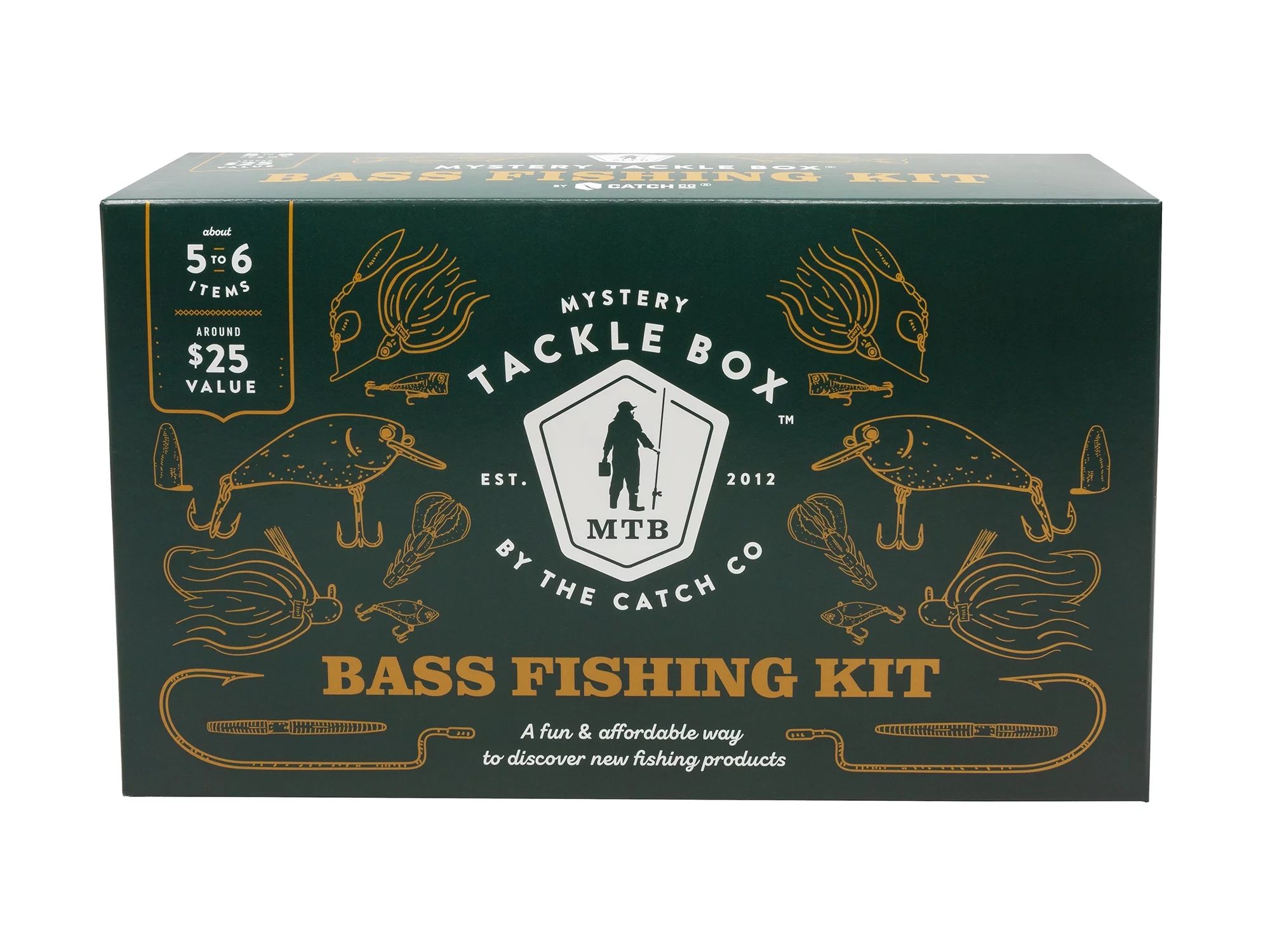 Mystery Tackle Box Fishing Kit Bass Regular - Walmart.com | Walmart (US)