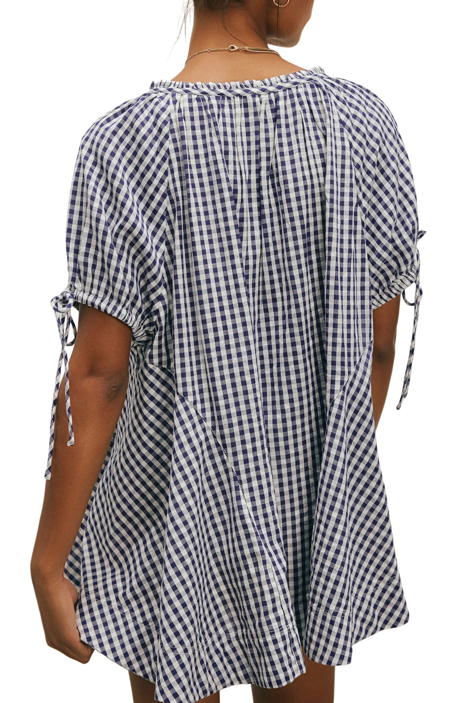 Farley Gingham Button-Up Tunic (Women) | Nordstrom | Nordstrom