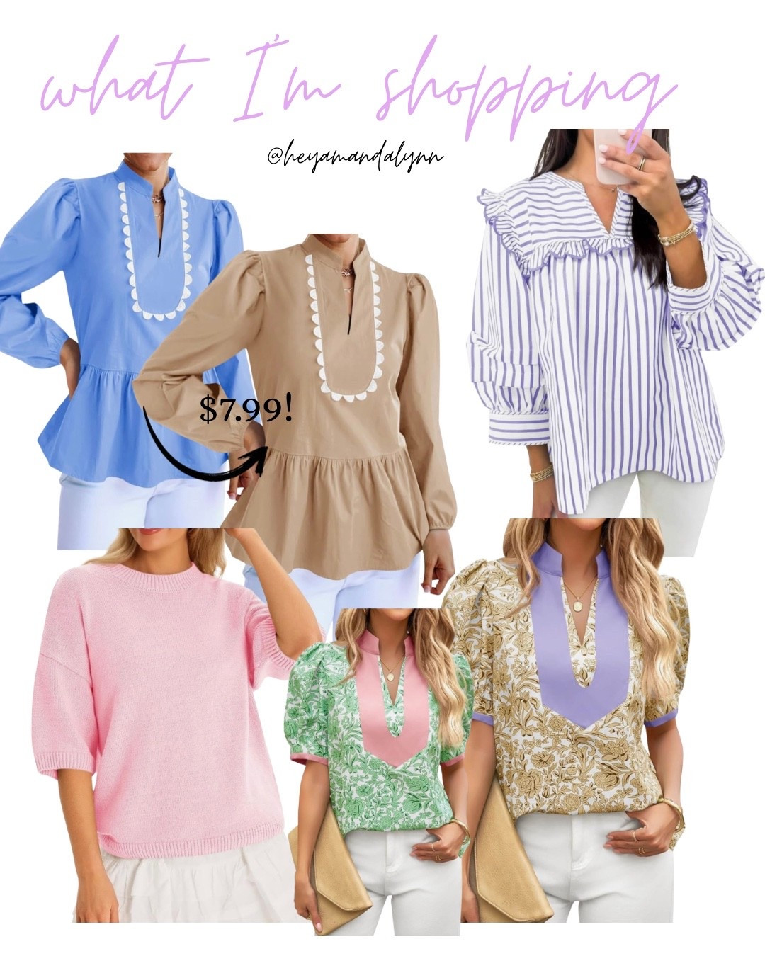 these tops have my swooning for spring and warmer temps 🌷

#LTKgrwm #LTKValentine #LTKootd