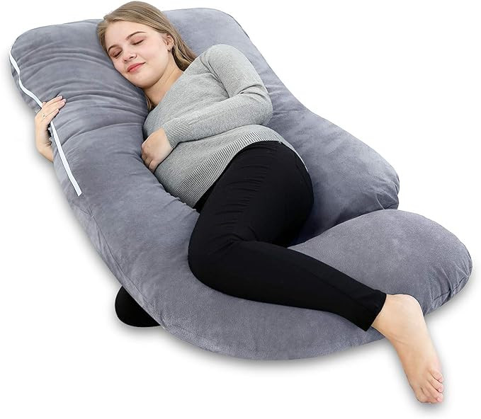 INSEN Pregnancy Pillow U Shaped, Maternity Body Pillow for Pregnant Women with Body Pillow Cover ... | Amazon (US)
