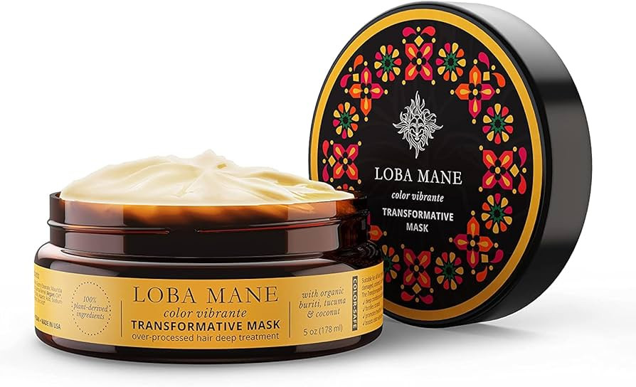 Loba Mane Hair Mask for Dry Damaged Hair - Deep Conditioner for Curly Hair - Hair Repair Treatmen... | Amazon (US)