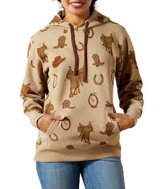 Ariat Wester Icon Print Logo 2.0 Hoodie | Dillard's | Dillard's
