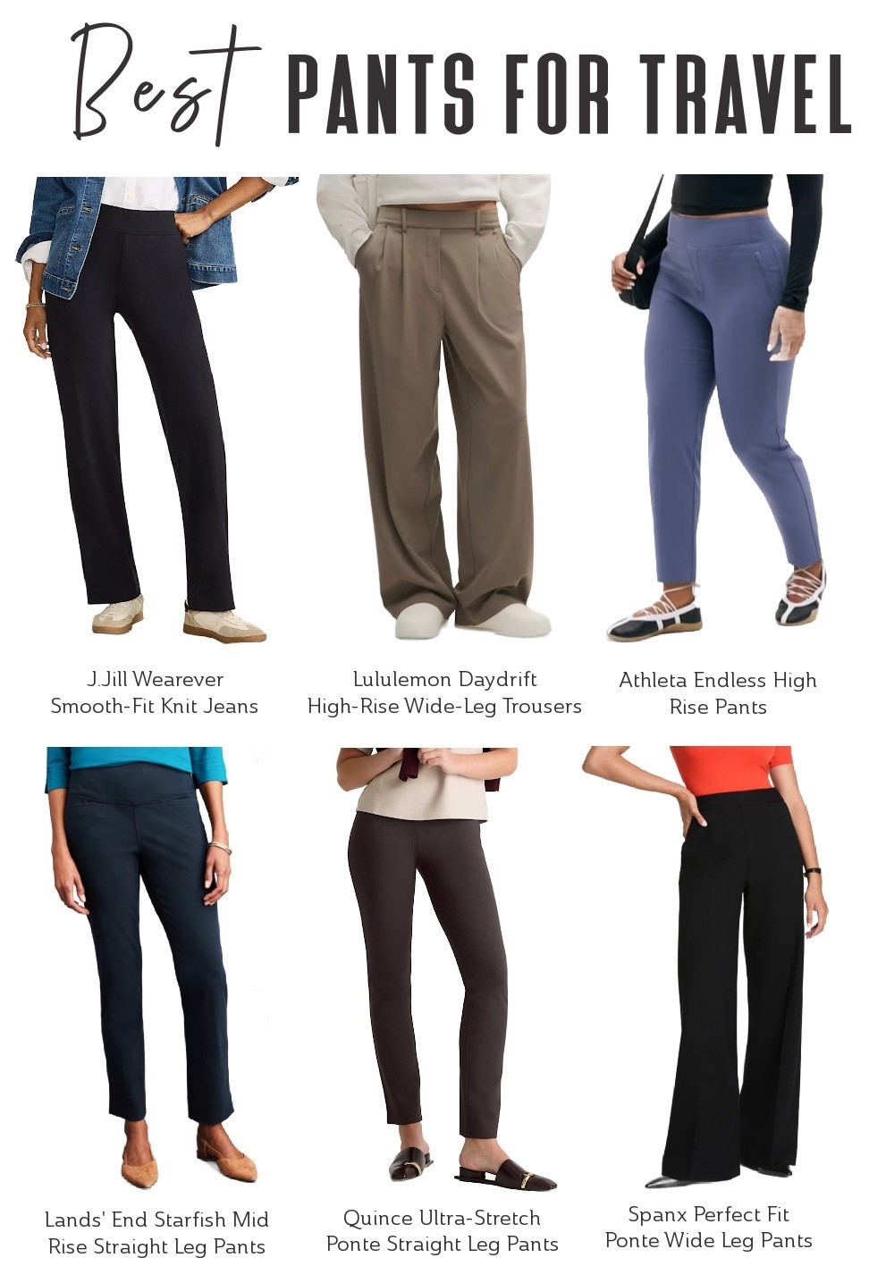 One item that deserves a prime spot in your suitcase all year long?
A great pair of travel pants. From wrinkle-resistant to stylish wide-leg styles and comfy quick-dry options, these sleek, comfortable women’s travel pants are perfect for long flights, busy days spent sightseeing, and chic on-the-go moments.

Travel Capsule Wardrobe | Travel Pants | Wrinkle-Resistant Pants | Chic Travel Outfits | Jetsetter Style | Airport Outfits 

#LTKTravel