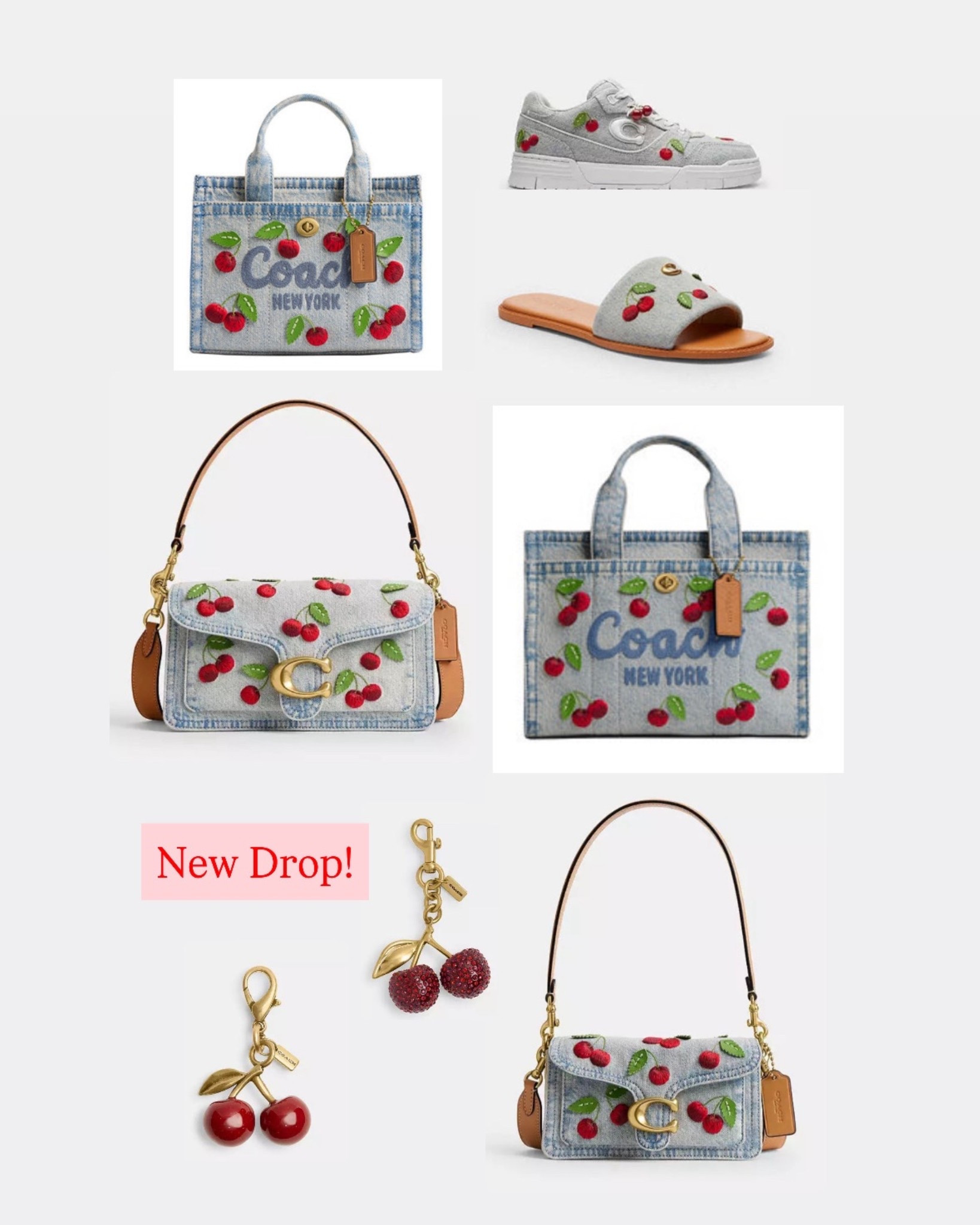New drop: Coach with Cherry Embroidery! All options link here! 

#LTKSpringSale #LTKdayinmylife #LTKSeasonal