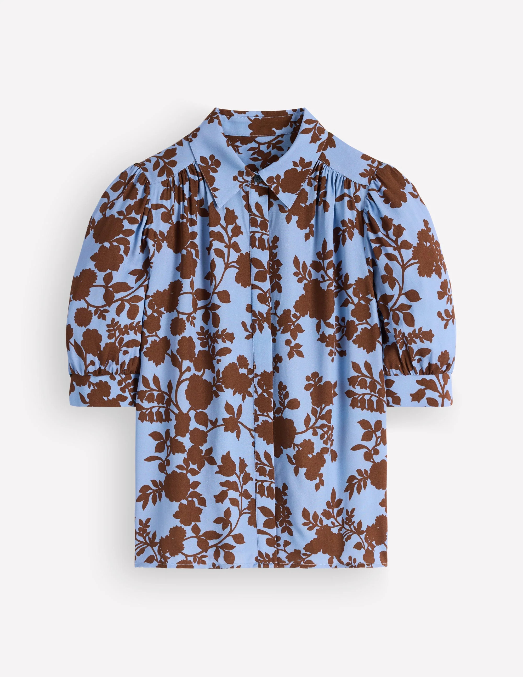 Penelope Viscose Top-Forget Me Not, Bouquet Breeze | Boden (US)