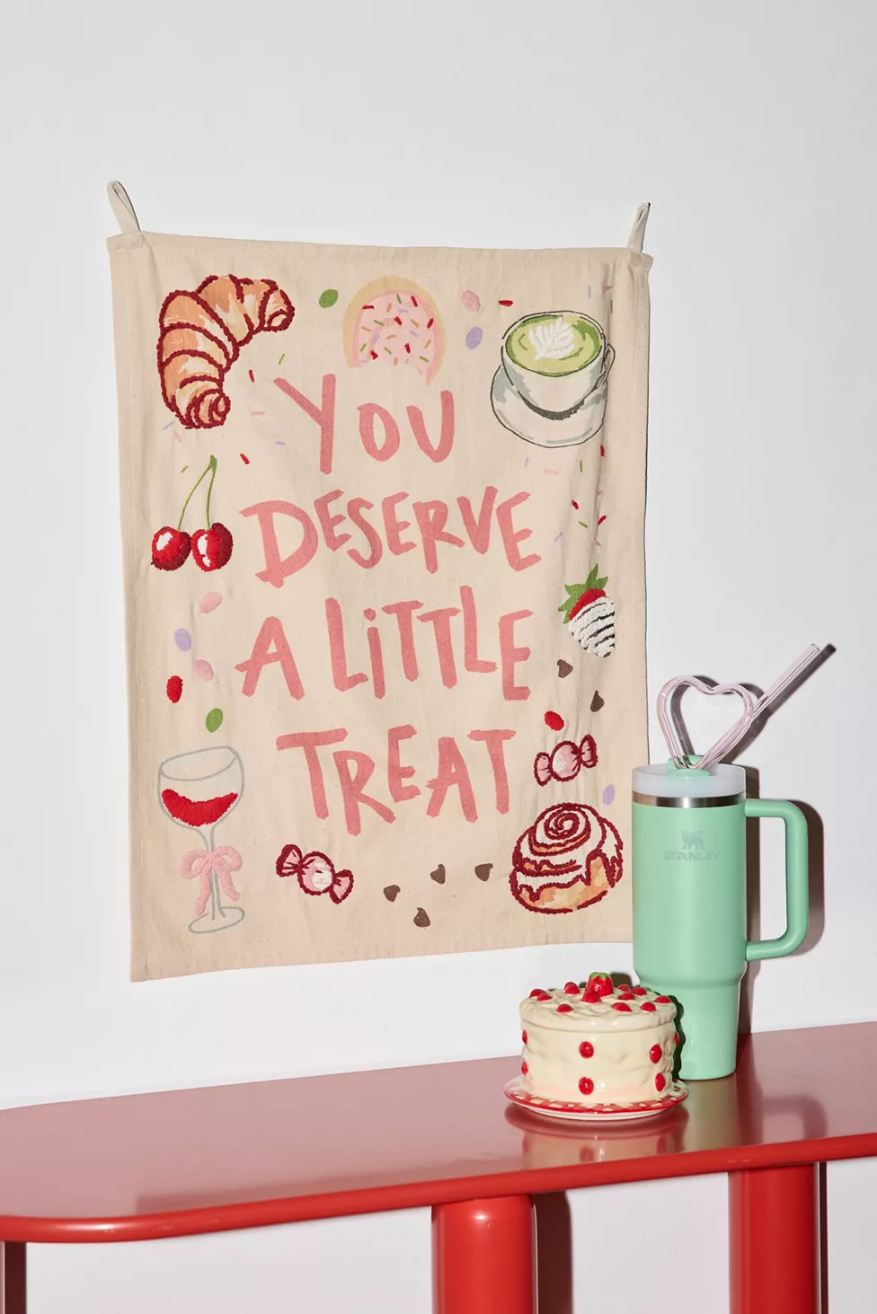 Little Treat Embroidered Tapestry | Urban Outfitters (US and RoW)