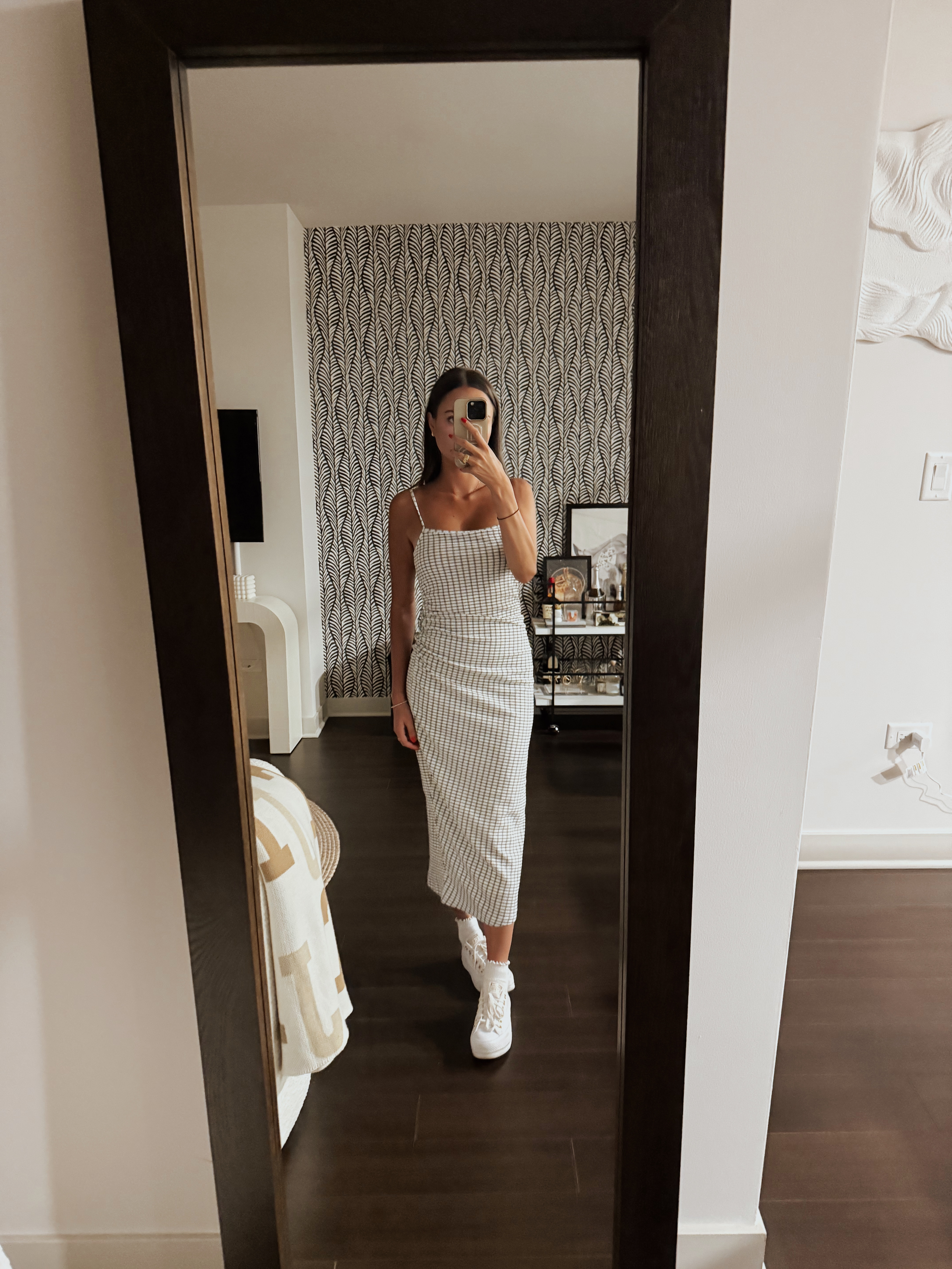 Effortless meets elevated ✨ This black and white Vince midi dress (rented via @renttherunway) is giving modern classic vibes — paired with white platform Converse and chic ankle socks for the ultimate cool-girl contrast. Perfect for city strolls, casual dates, or that “I just threw this on” energy. Timeless silhouette, comfy sneakers, and a hint of prep = capsule wardrobe magic.

#RentTheRunwayStyle #VinceMidiDress #PlatformConverse #SneakerStyle #ChicMinimalistLook #OOTD #ModernClassicStyle #CapsuleWardrobe #CityChicFashion #RentalStyleInspo #WhatToWearNow 

 #LTKSeasonal #LTKStyleTip #LTKWorkwear