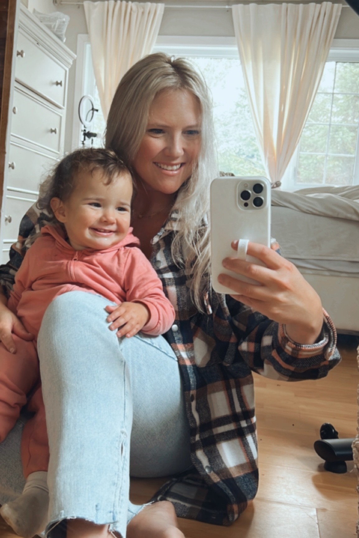 Fall plaid shacket from OYE #ownyourelegance use code “NORTH” for a discount! Ripped jeans from #oldnavy 

#LTKHalloween #LTKsalealert #LTKSeasonal