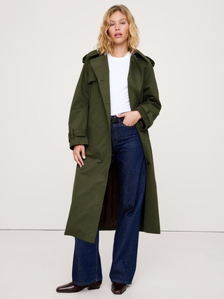 Classic Cotton Trench Coat | Banana Republic (US)