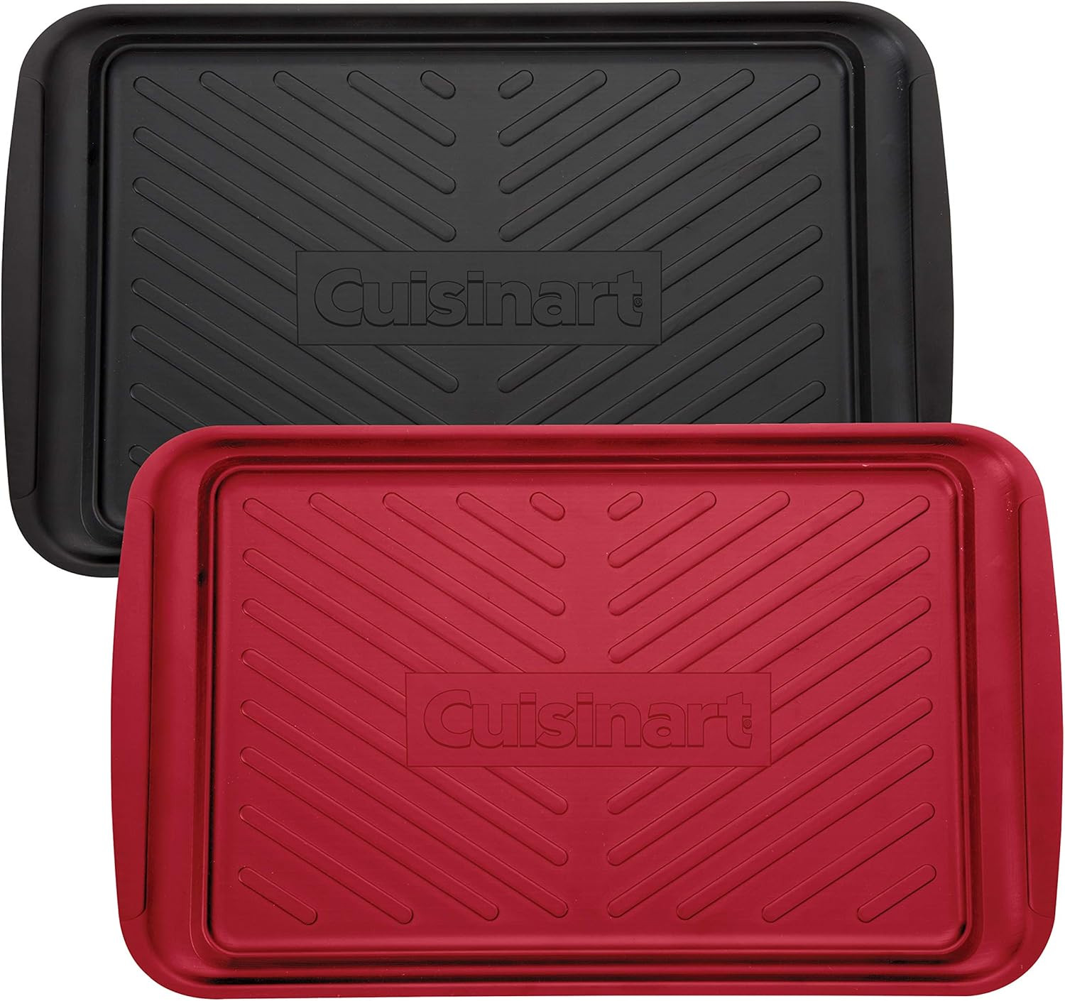 Cuisinart CPK-200 Grilling Prep and Serve Trays, Black and Red Large 17 x 10. 5 | Amazon (US)