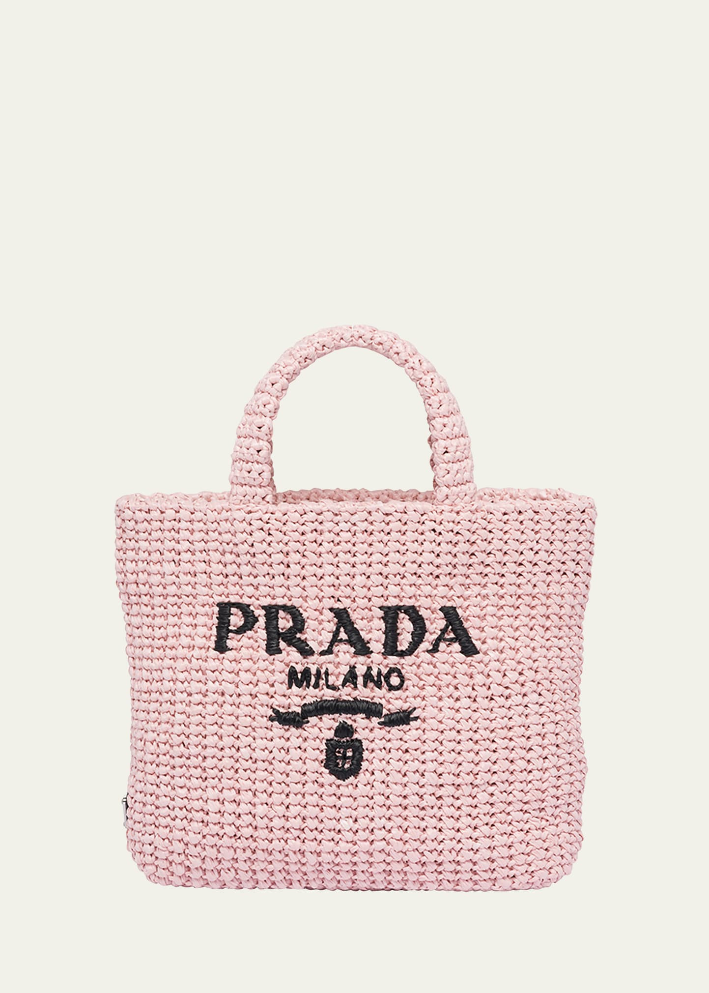 Prada Medium Monogram Raffia Tote Bag | Bergdorf Goodman