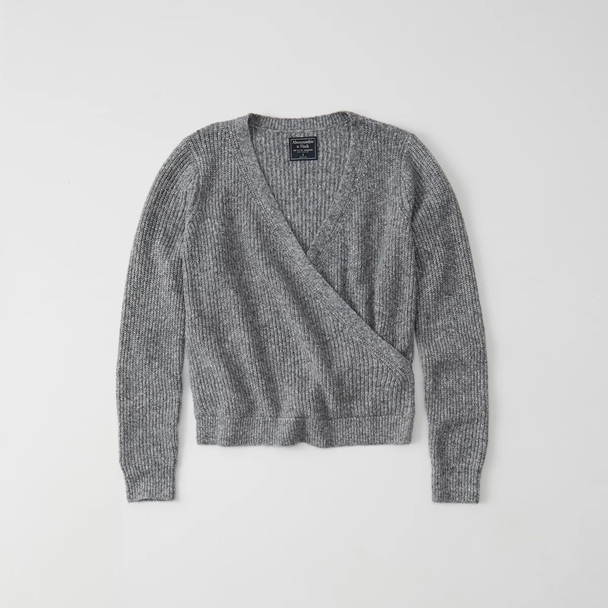 Wrap-Front Sweater | Abercrombie & Fitch US & UK