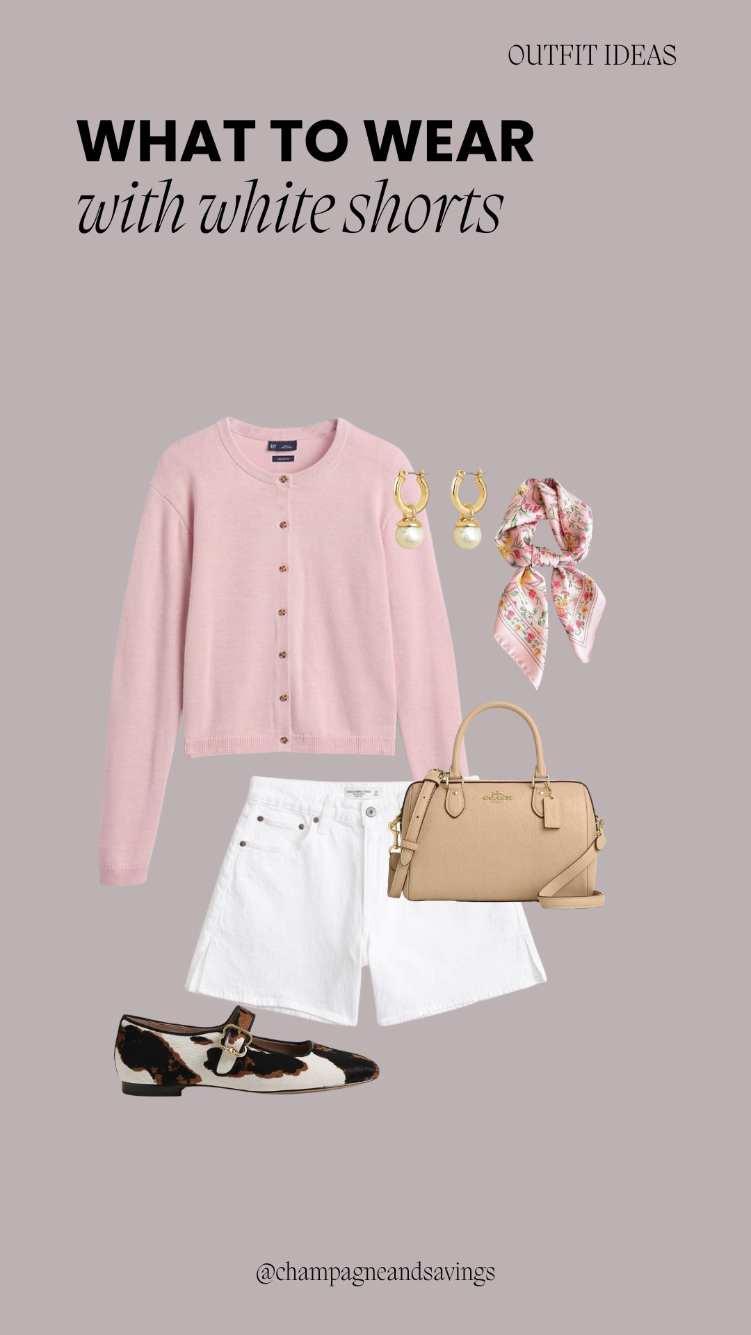 White shorts outfit

#LTKootd