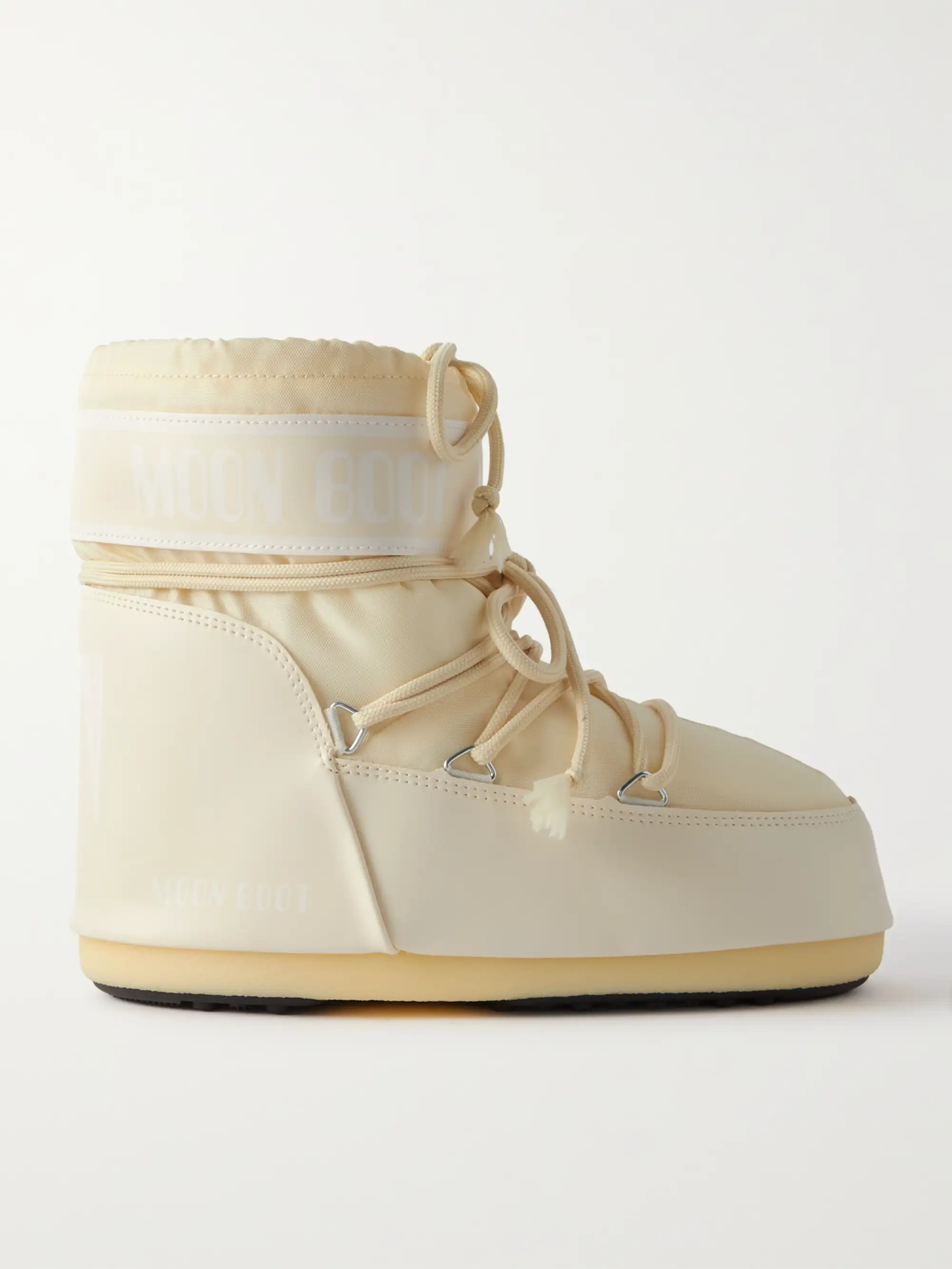 Icon Low shell and faux leather snow boots | NET-A-PORTER (UK & EU)