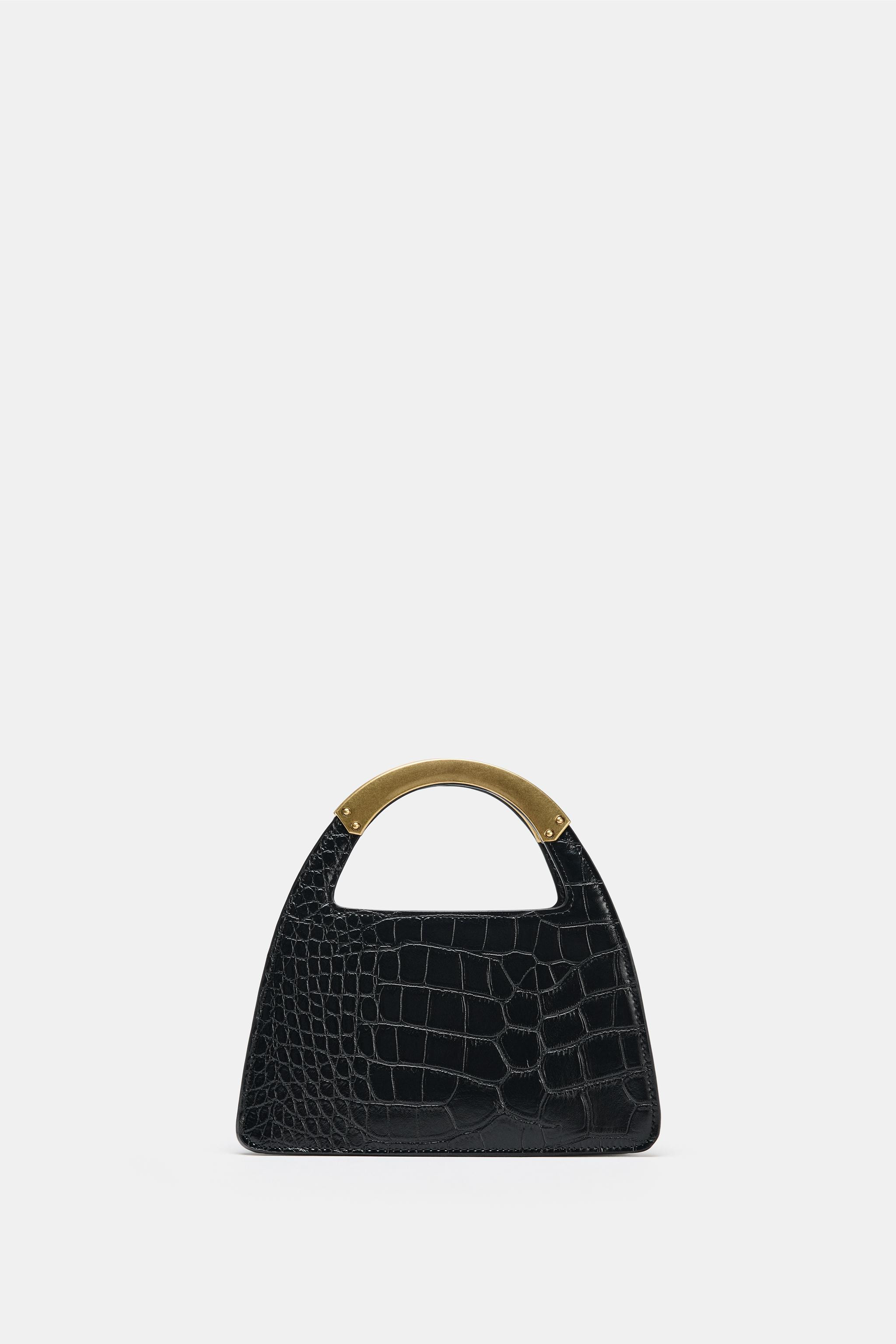 CITY BAG WITH METAL HANDLE | Zara US