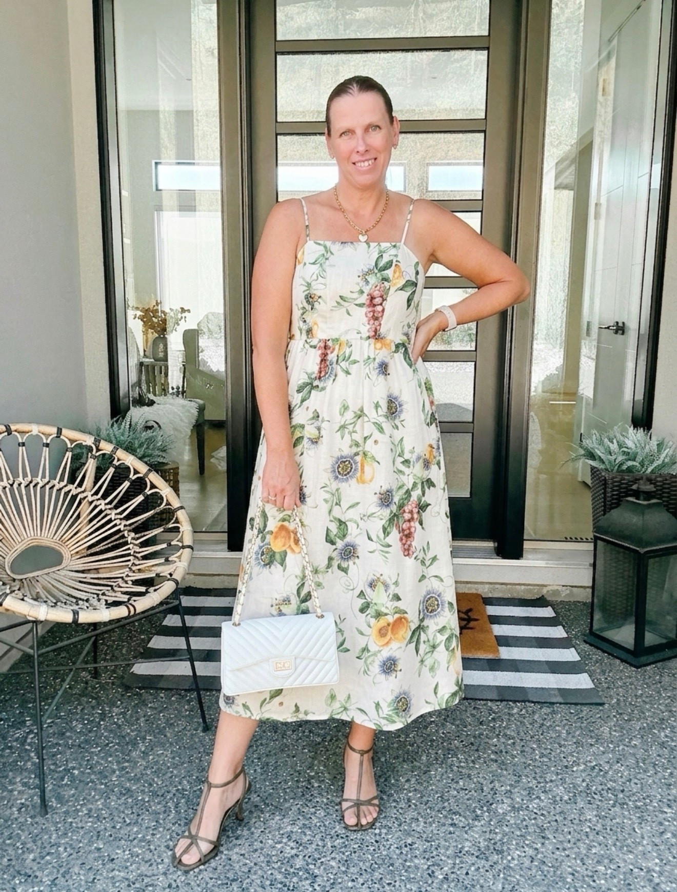 Floral chic 🌷

Spring dress, euro summer , strappy dress, summer dress, vacation outfit, vacation look, resort wear 

#LTKOver40 #LTKootd