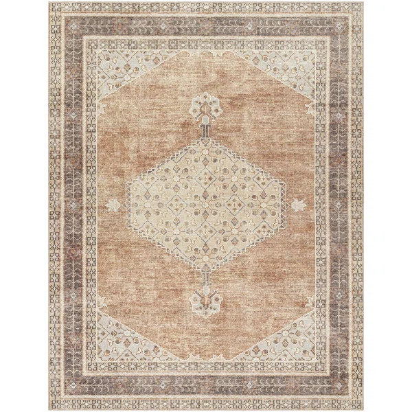 Becki Owens x Livabliss Lila Oriental Brown/Beige Area Rug | Wayfair North America