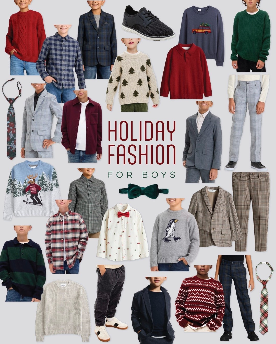 Dapper, festive, and ready to charm the whole season. From suits to Christmas sweaters and classic plaid, these boy holiday looks are too good! 

#HolidayStyle #BoysFashion #FestiveFits #ChristmasOutfits

#LTKHoliday #LTKKids #LTKSaleAlert