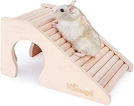 Niteangel Hamster House w/ Climbing Ladder for Hamsters Gerbils Mice or Similar-Sized Pets (Trape... | Amazon (US)